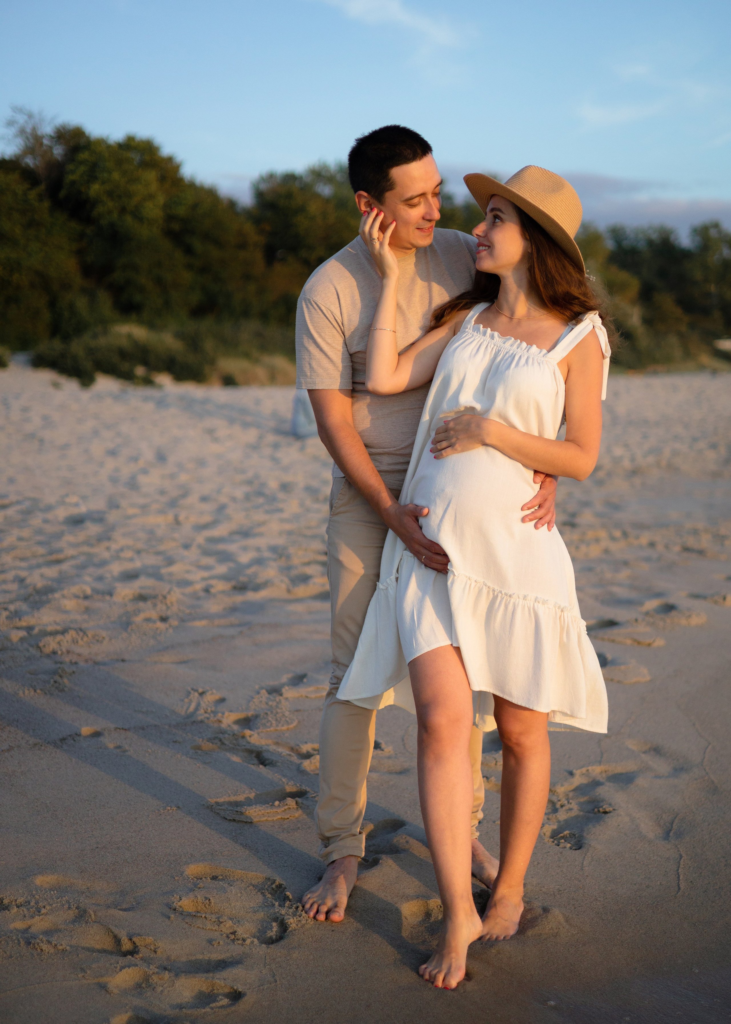 Фотосессия беременности на море. Свадебный фотограф в Калининграде Кристина Воскобойникова