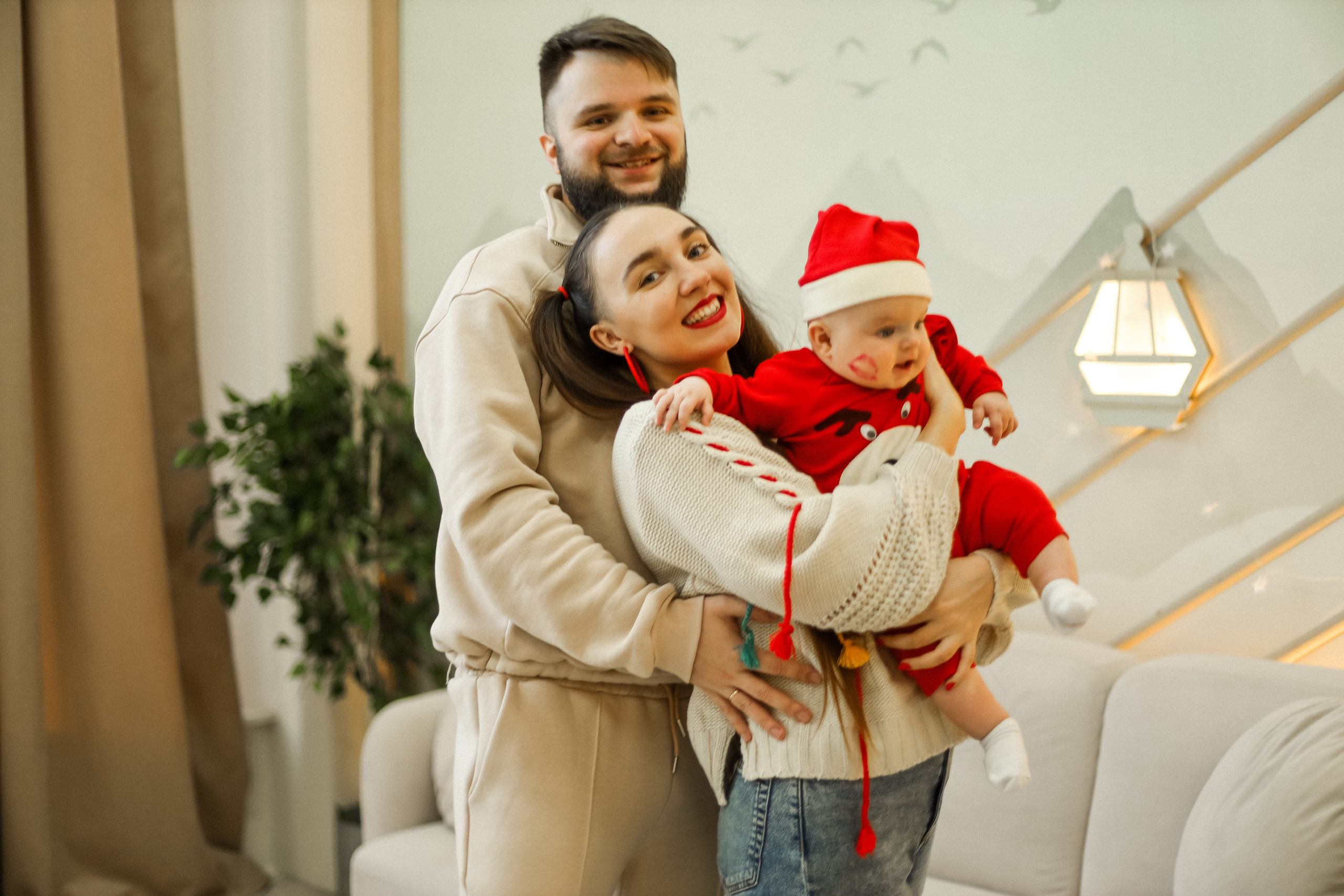 Екатерина, Дмитрий и Роберт новогодняя. Kharchenkotatianaweddingphoto