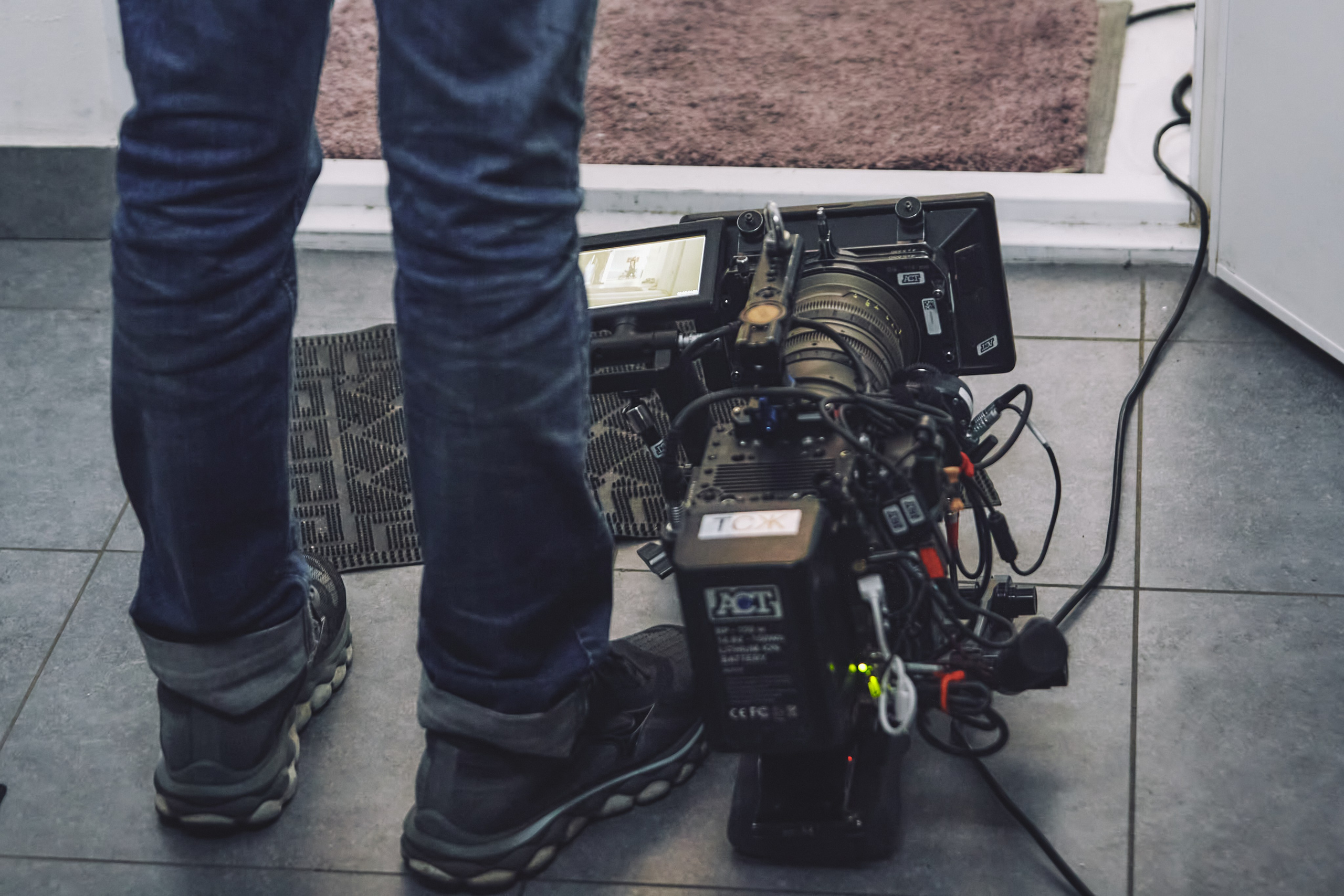 Backstage. Visual artist Konstantin KoT