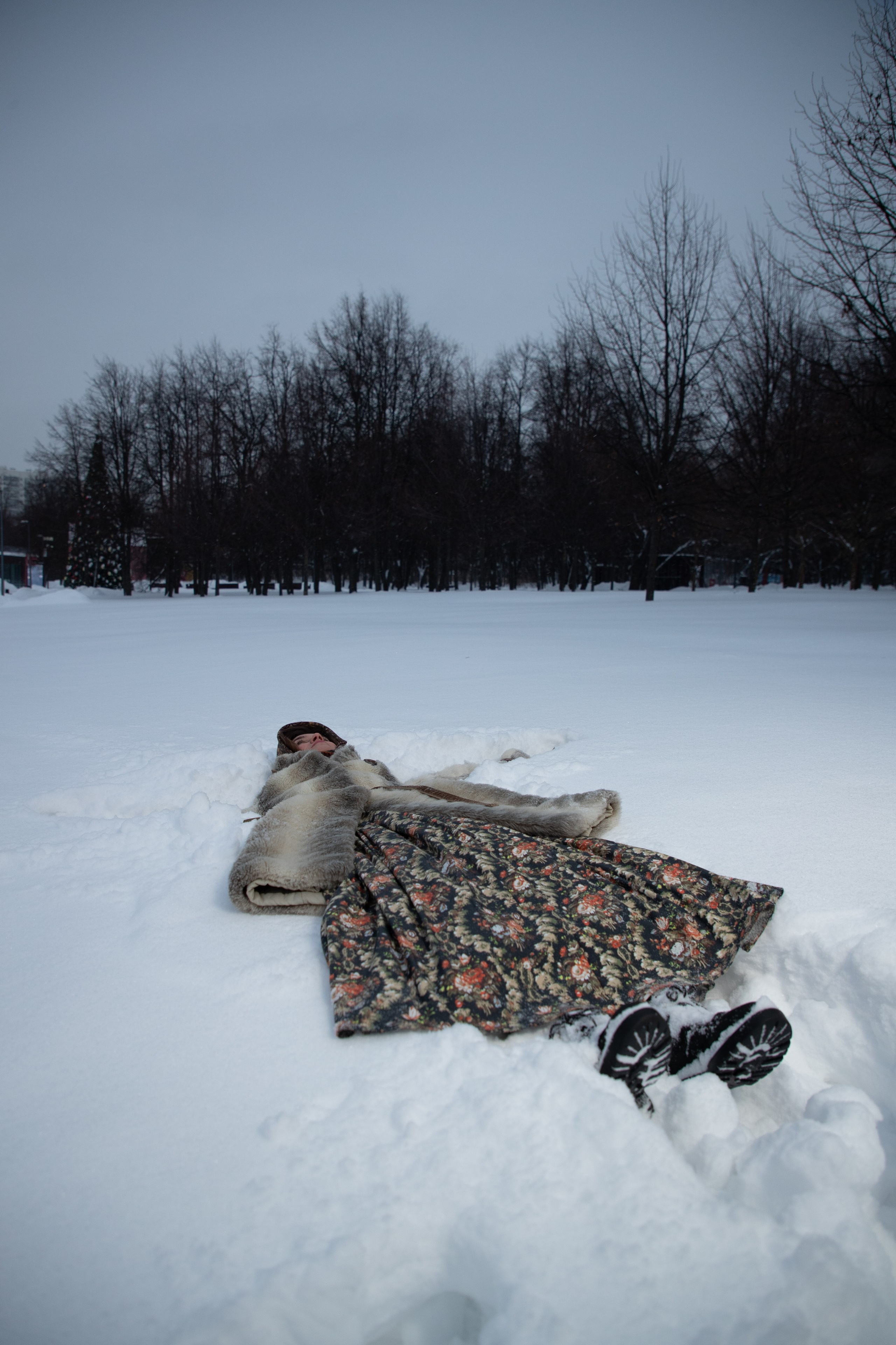 Лицо и снег. Фотограф в Москве портреты | репортажи | спорт