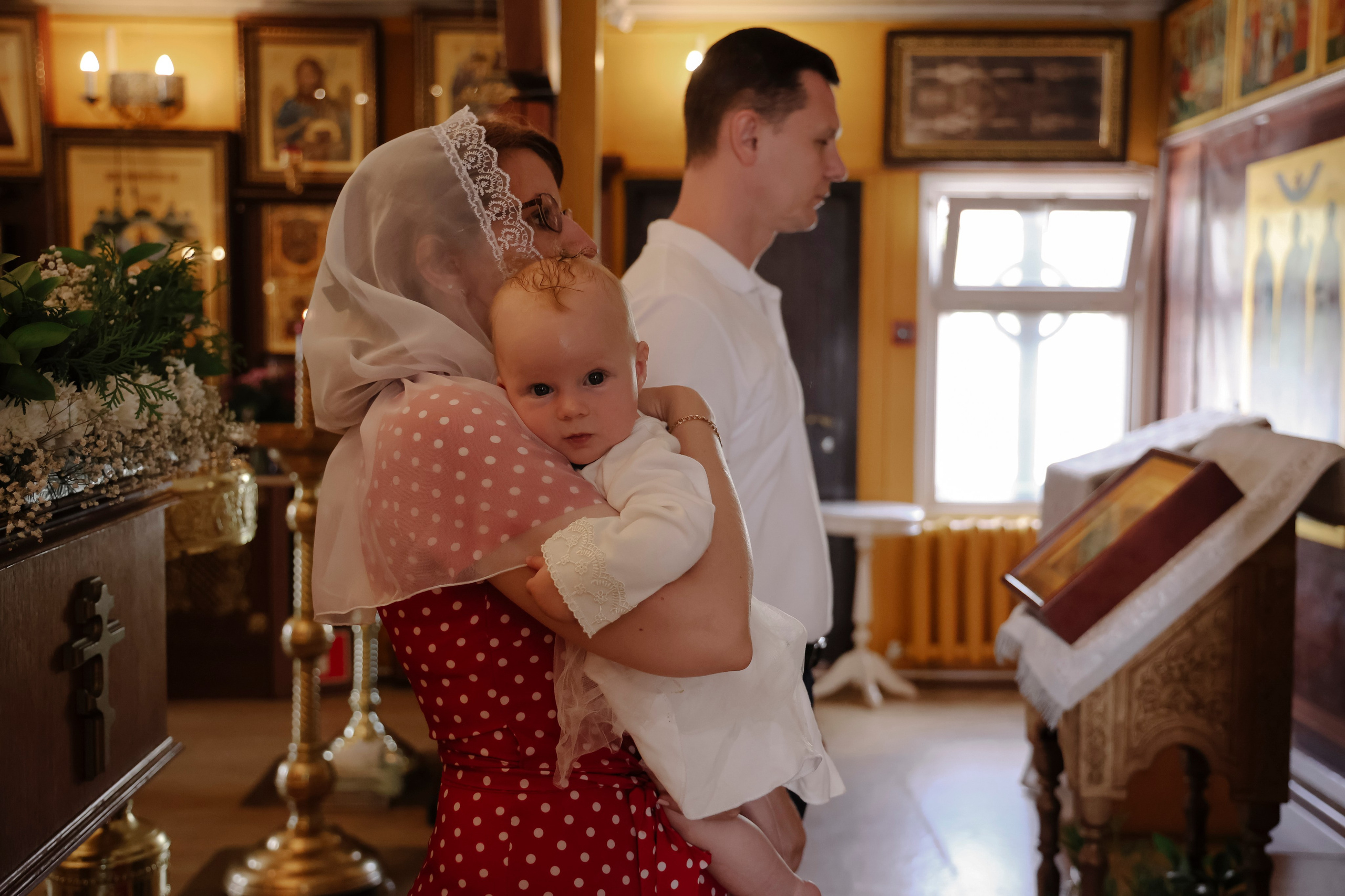 Крещение Анастасии. Фотограф новорожденных