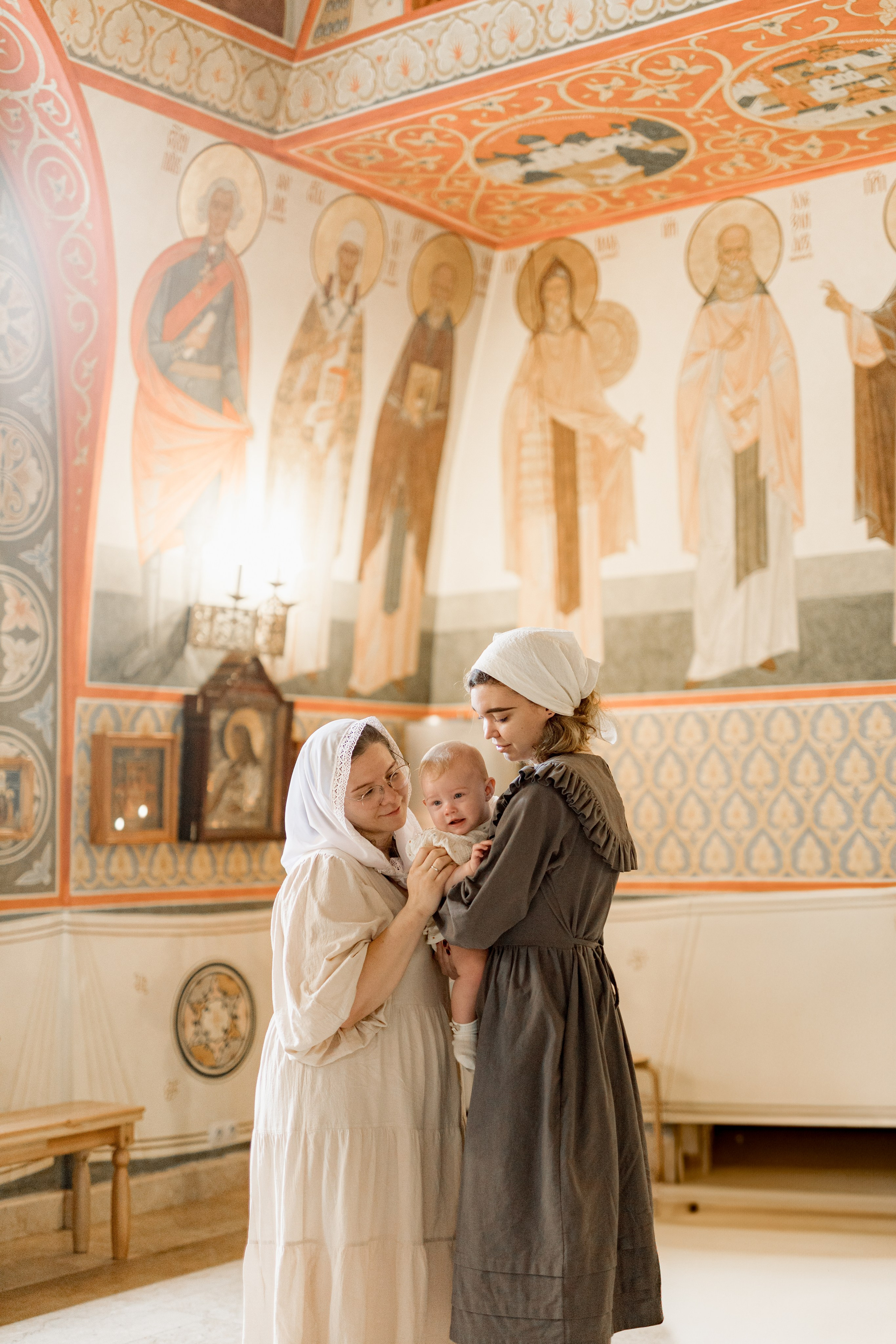 Таинство Крещения Веры. Фотограф новорождённых Newborn Москва