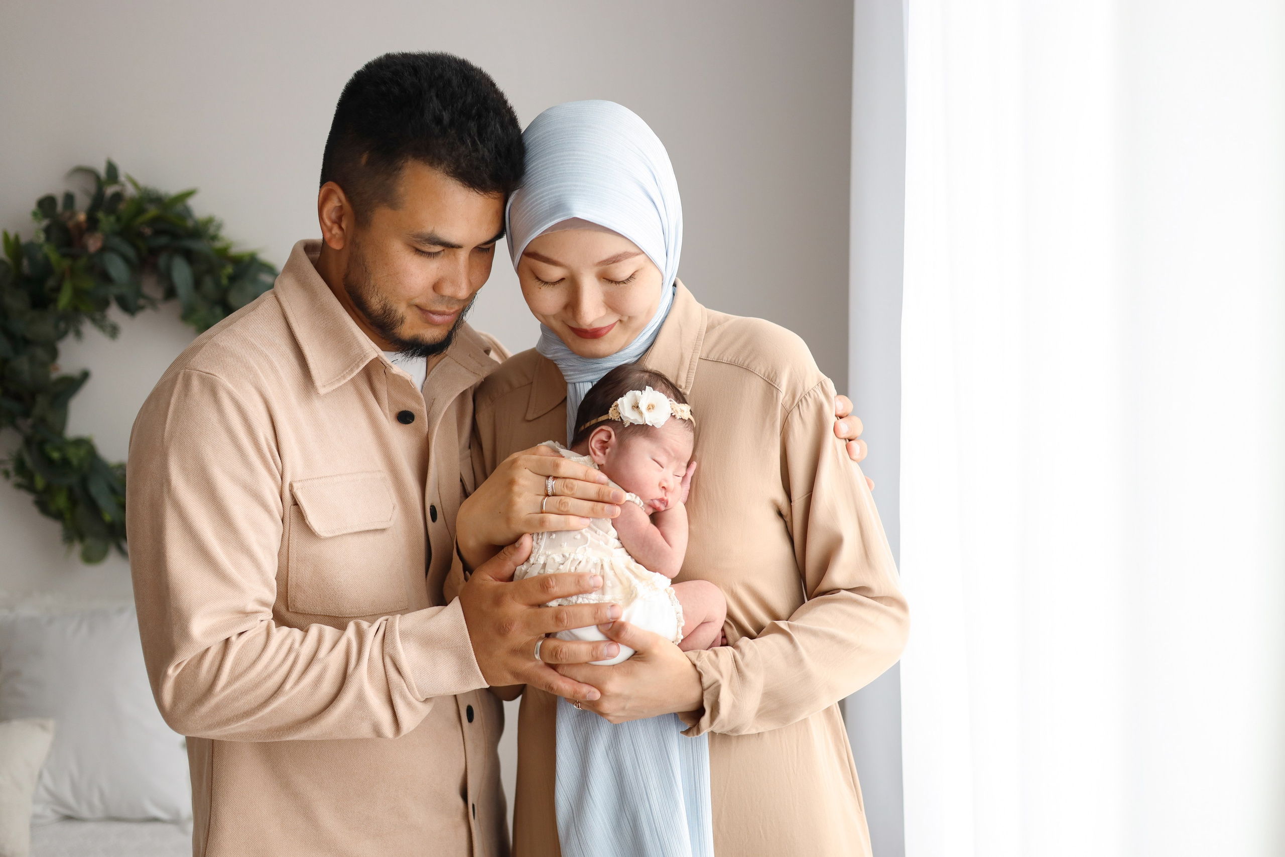 Ньюборн съемка Элины, творческий пакет. Фотограф новорожденных Москва. Ньюборн фотограф Москва