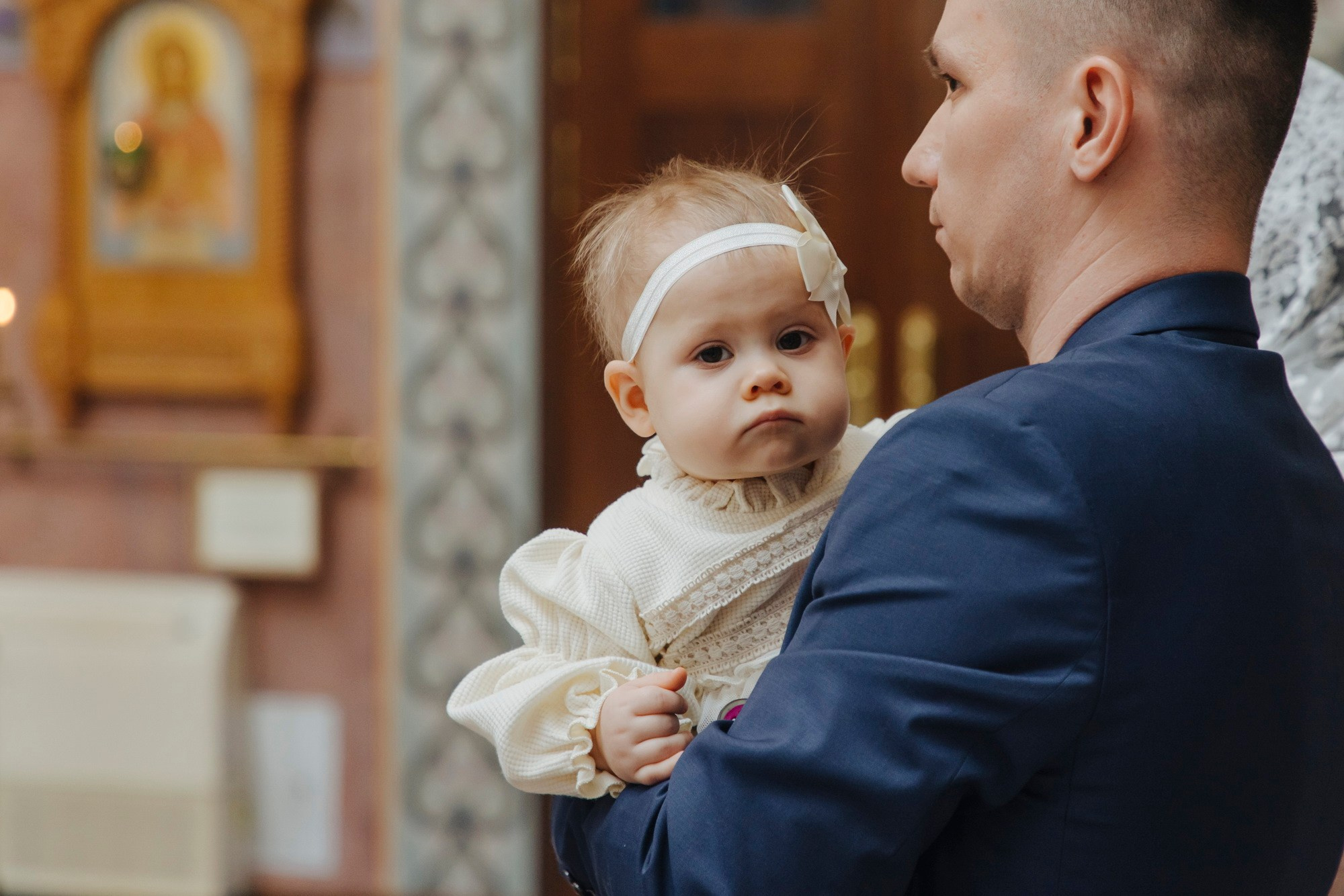 Крещение Церковь Сергия Радонежского г. Пушкин. Фотограф на крещение в Санкт Петербурге