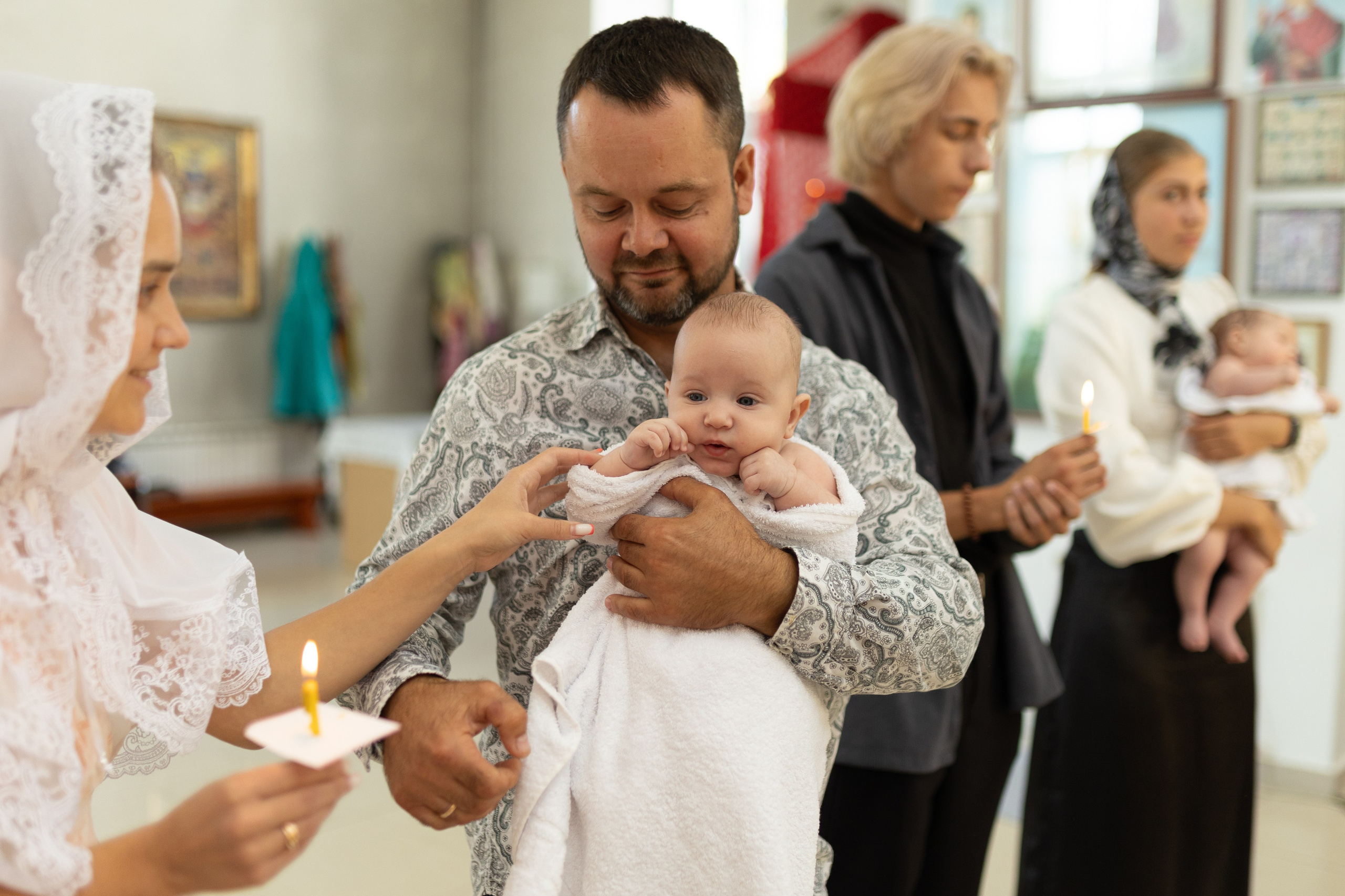 Крещение Артёма (все фото с таинсвта крещения). Фотограф новорожденных. Детский и семейный фотограф Марьяна Юдина