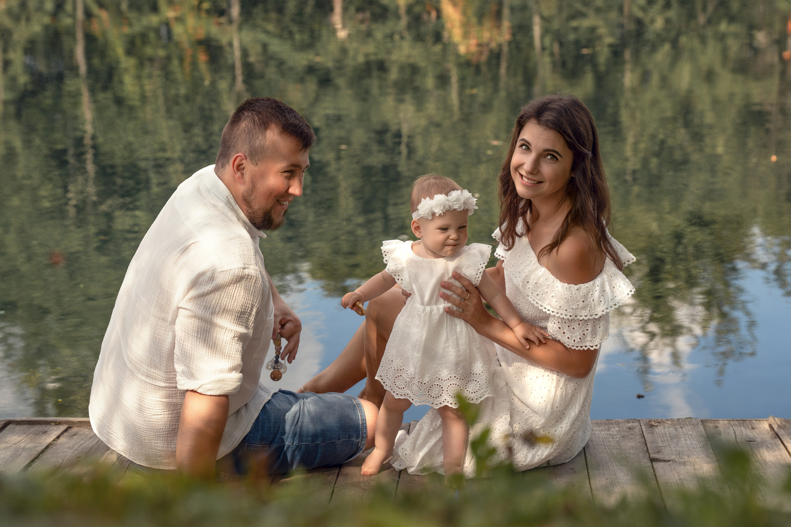 Прогулочная семейная фотосессия