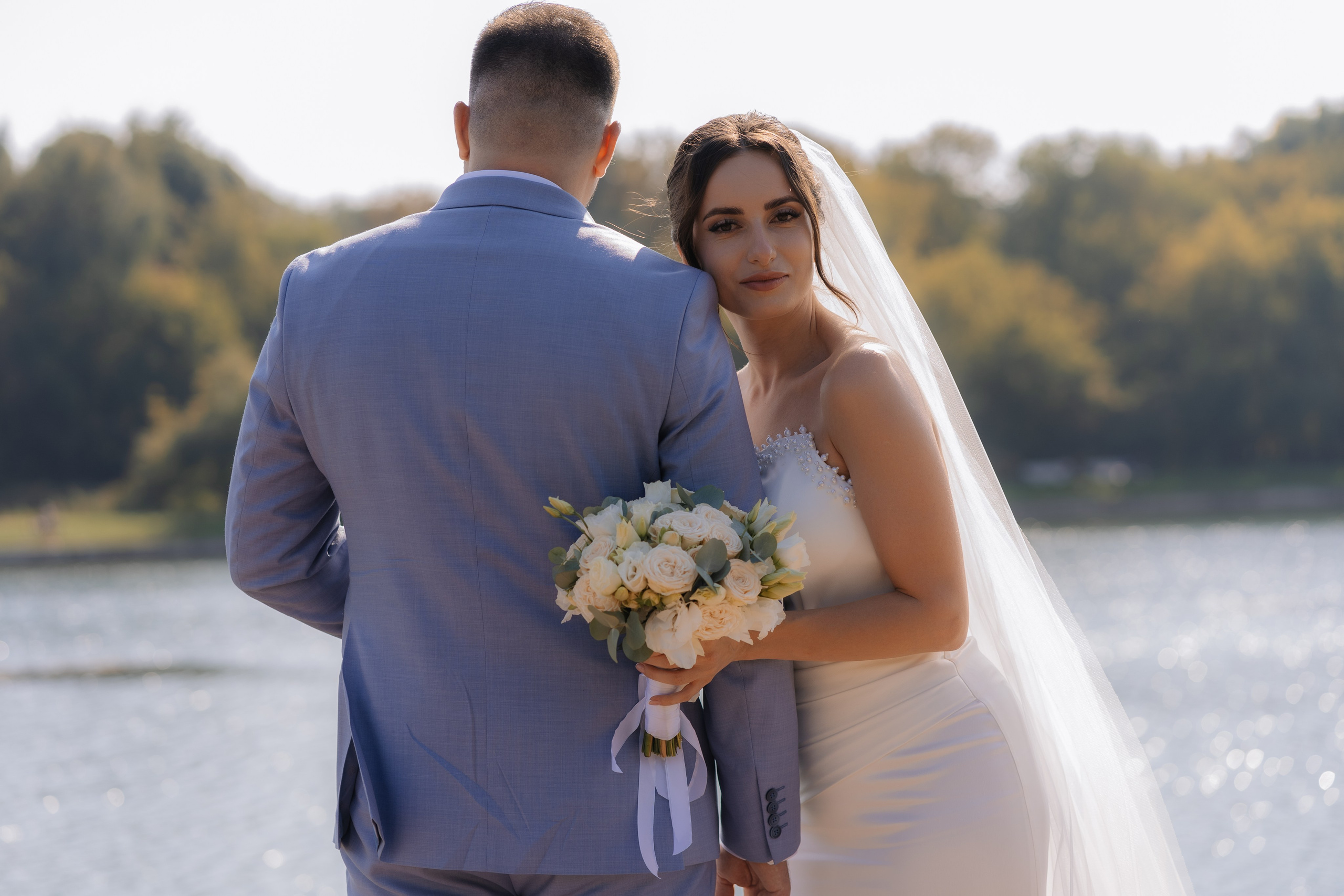 Свадебная фотосессия в Москве, парк Кусково. Свадебный фотограф в Москве Анна Полушина