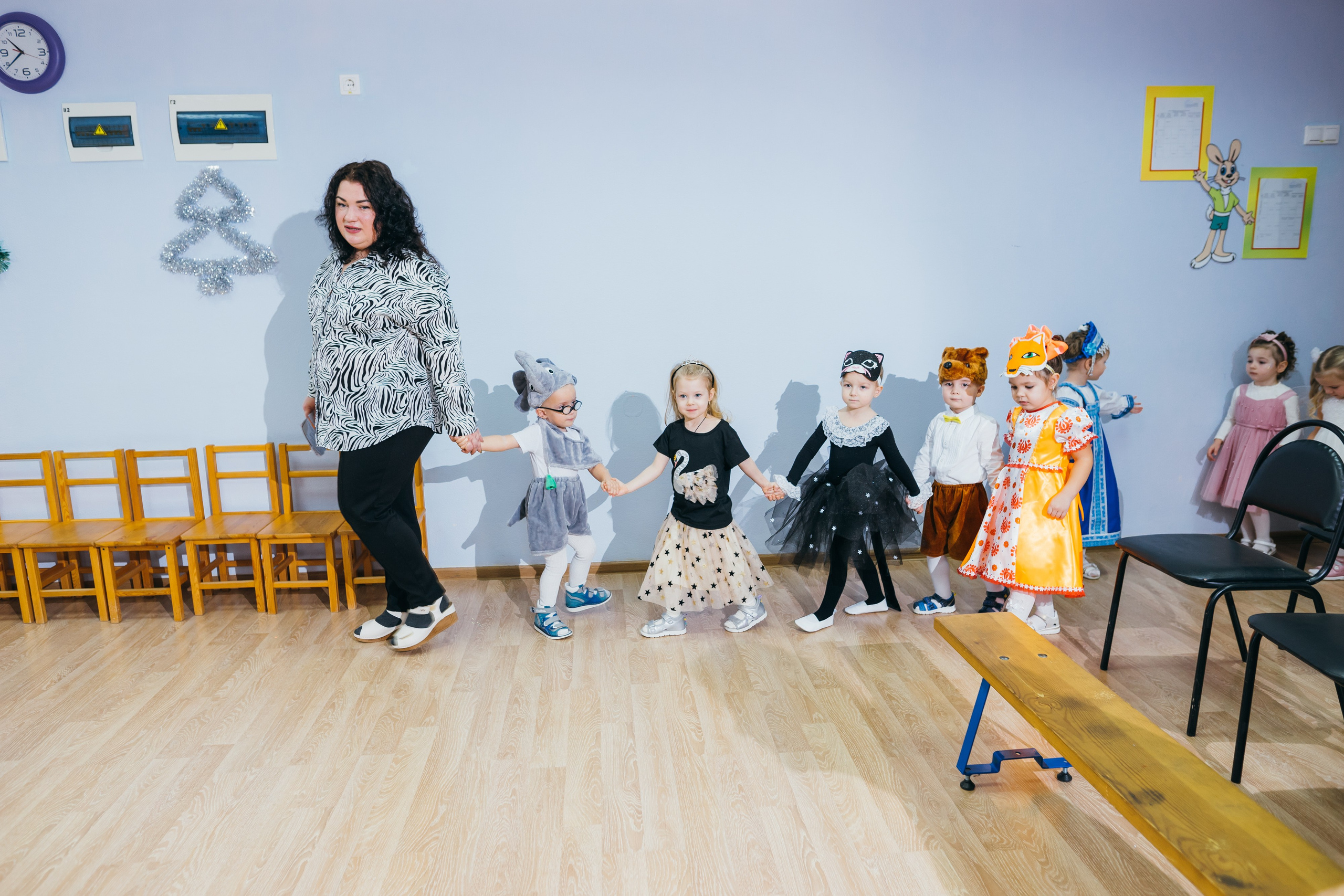 Новогодний утренник в детском саду. Профессиональный фотограф Геленджик, Новоросийск Виктория Цейс