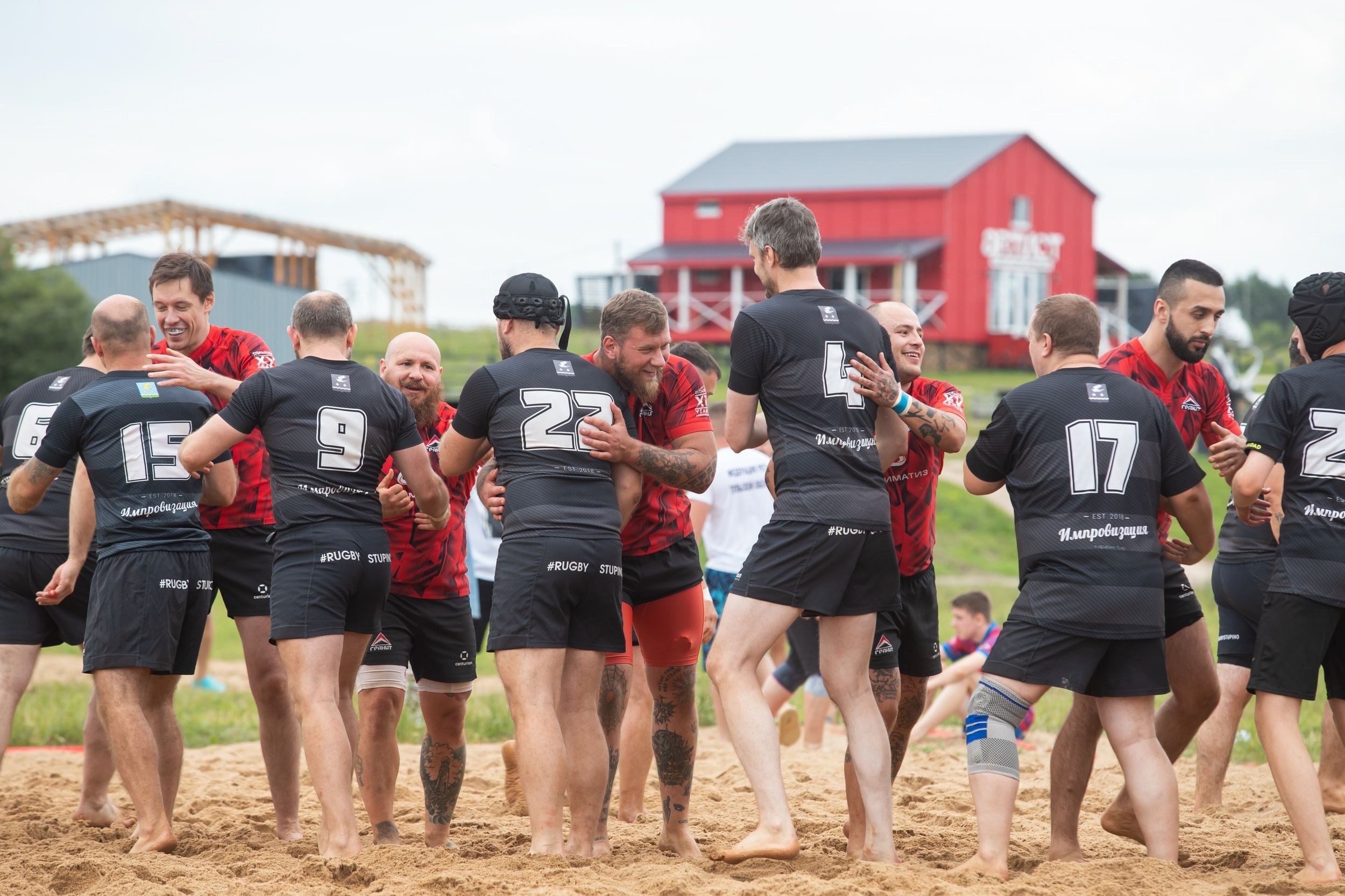 Открытое первенство Тульской области по пляжному регби среди мужских команд. (28 июня 2025). Репортажный фотограф Алексей Пирязев