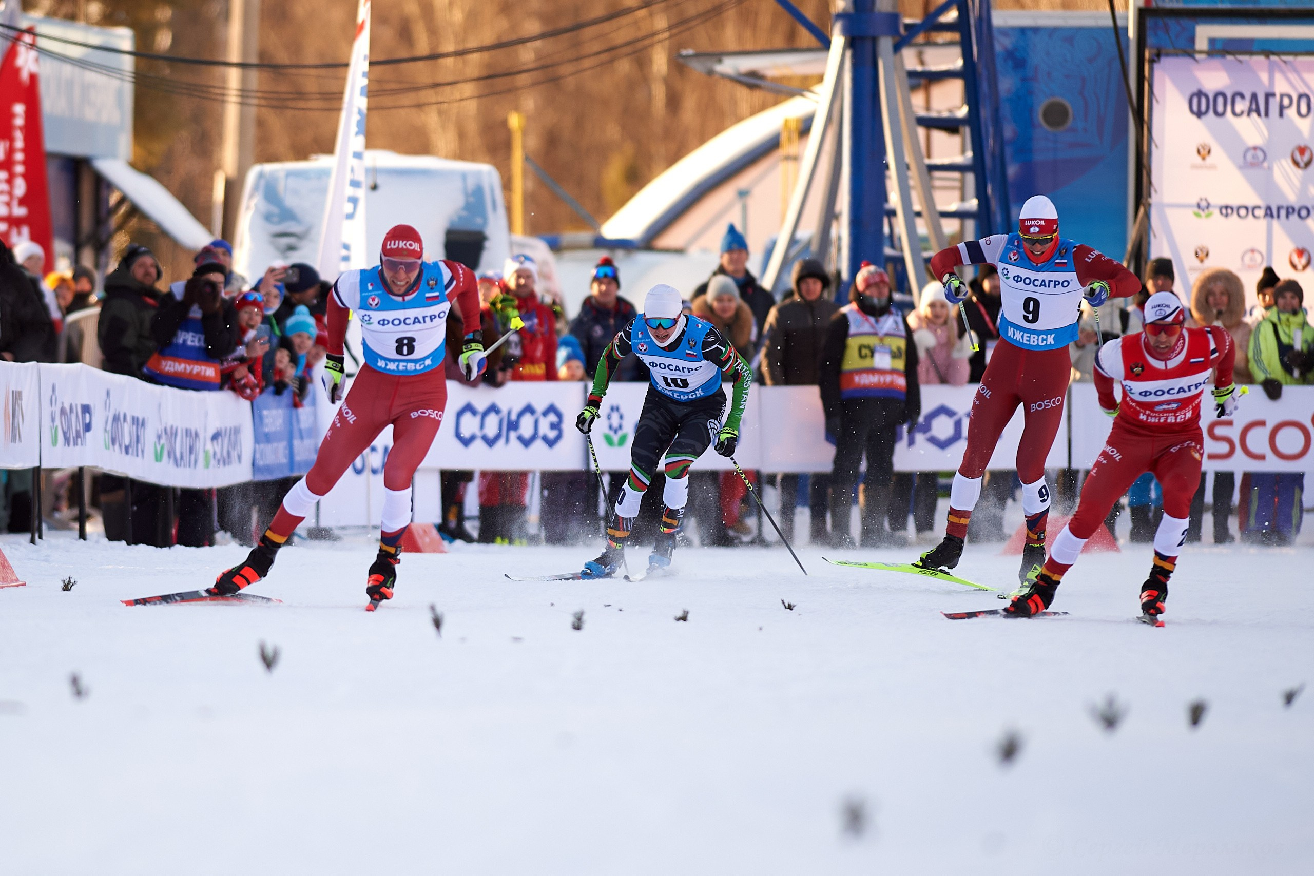 VI этап ФосАгро Кубка России по лыжным гонкам. Спринт. Ижевск 25.01.2025. Спортивный репортажный фотограф в Ижевске Сергей Мерзляков