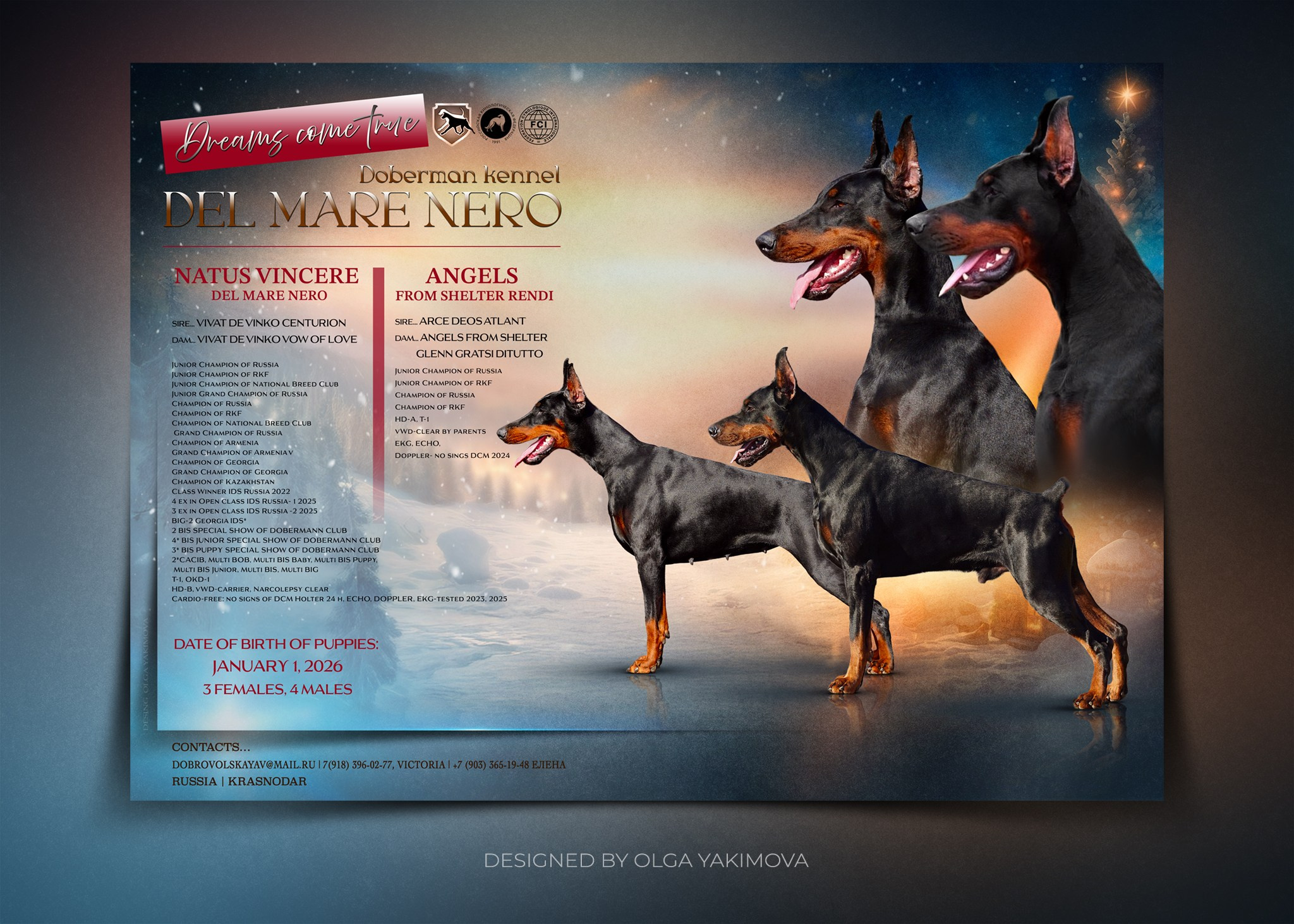 Animal presentation. Фотограф