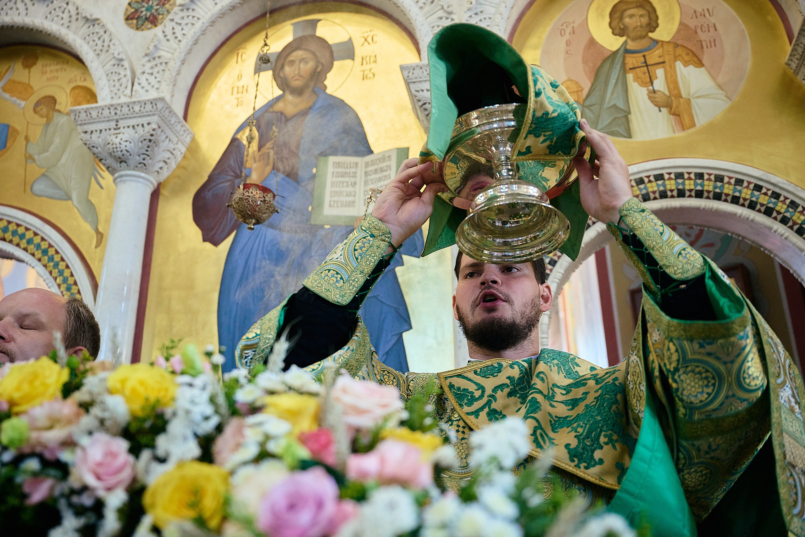 Престольный праздник в храме преподобного Сергия Радонежского в Солнцево. Фотограф Елена Думби