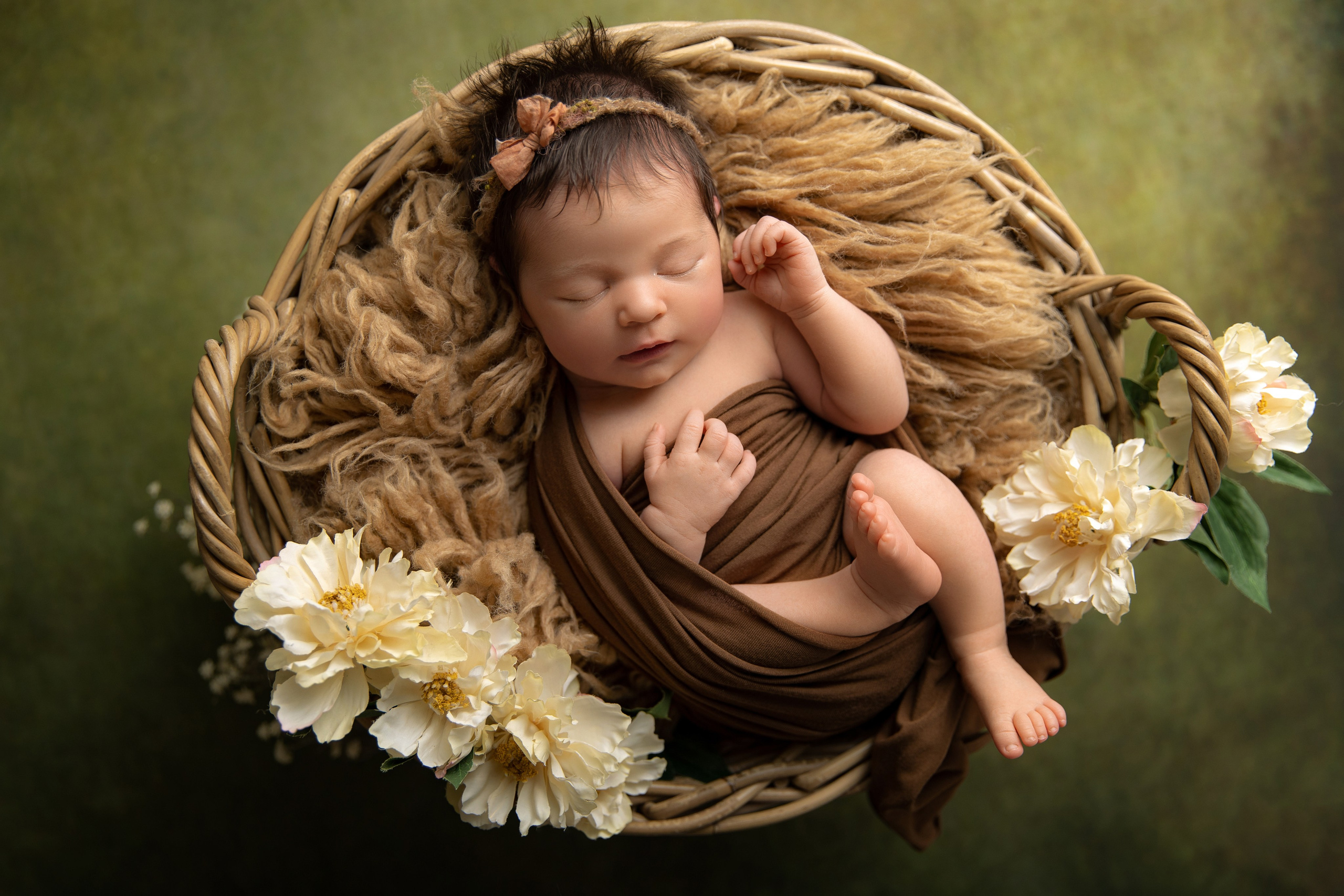 Forest green. Фотограф новорожденных, семейный фотограф в Санкт-Петербурге