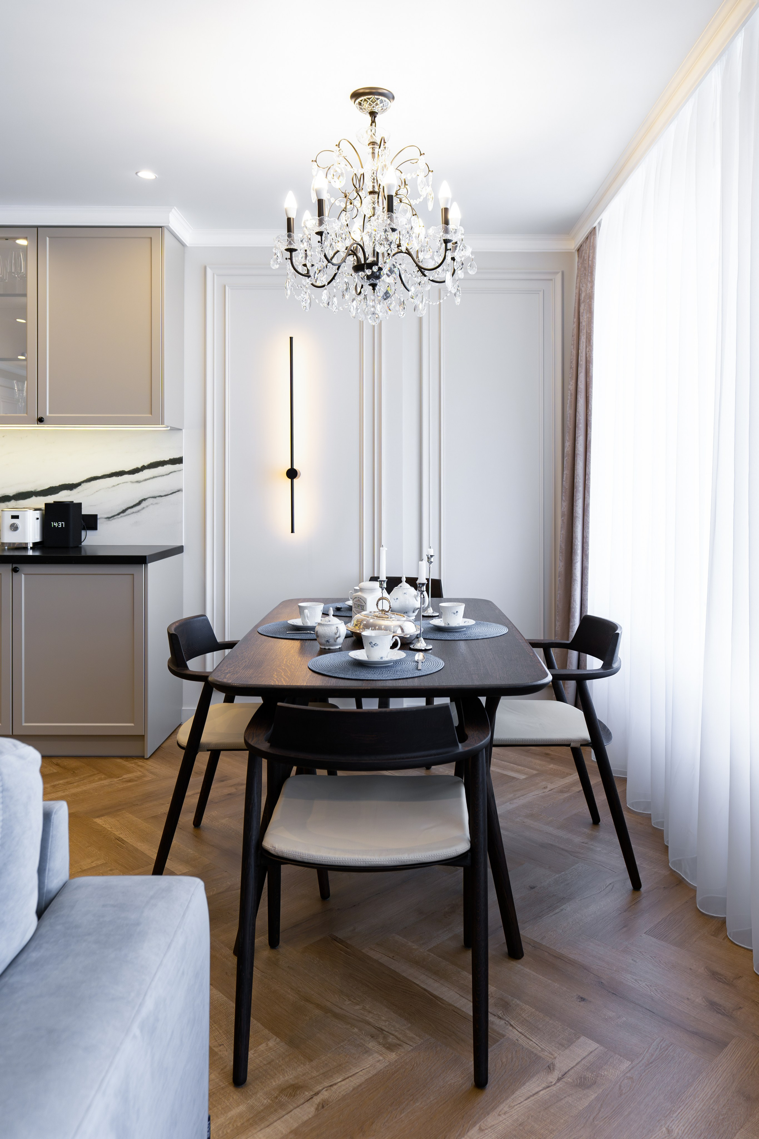 Реализация проекта ЖК Idel Tower 62 m² г. Уфа. Дизайн интерьера и ремонта Уфа Москва