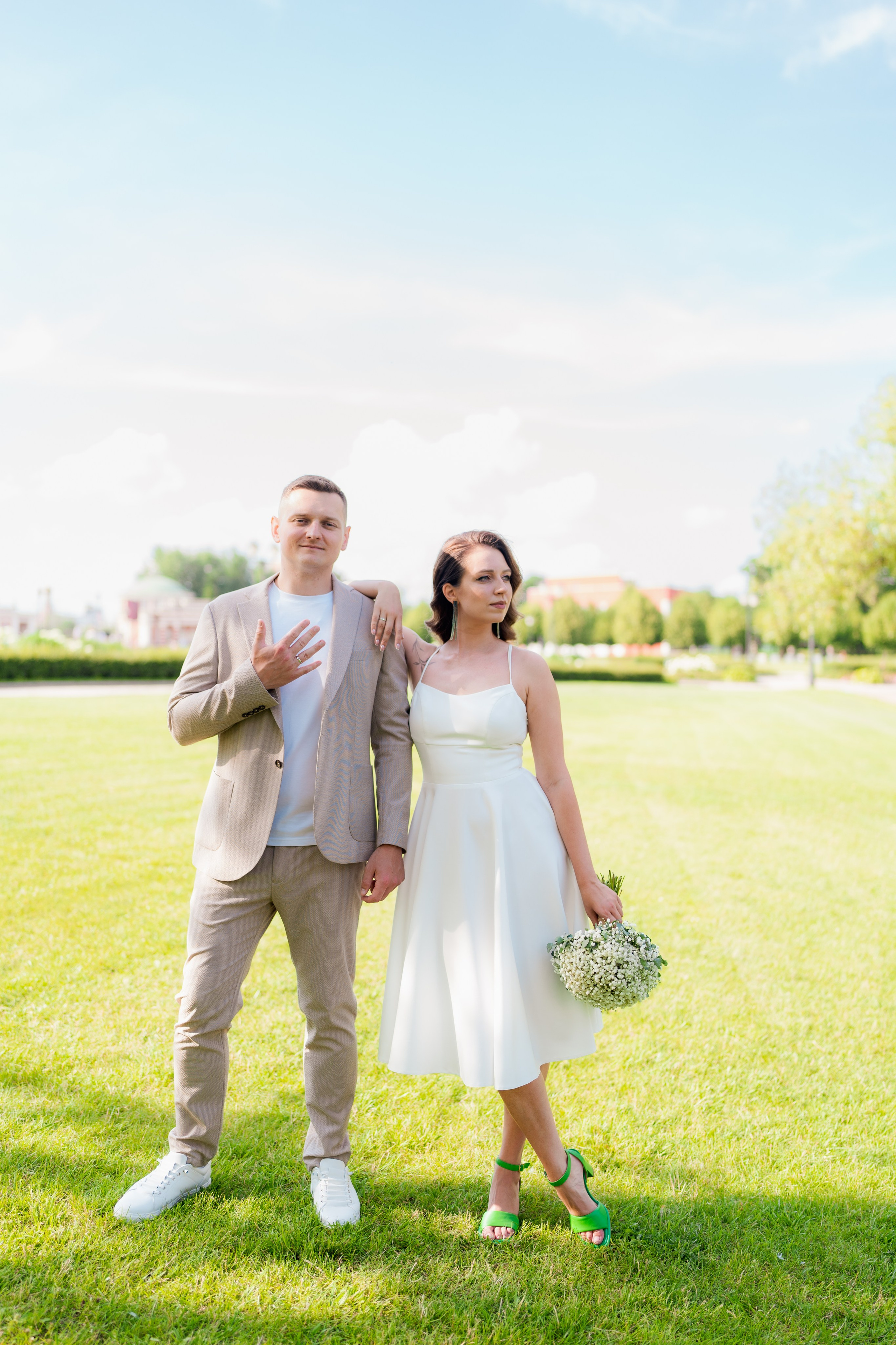 Марина и Дима. Царицыно. Свадебный фотограф Москва