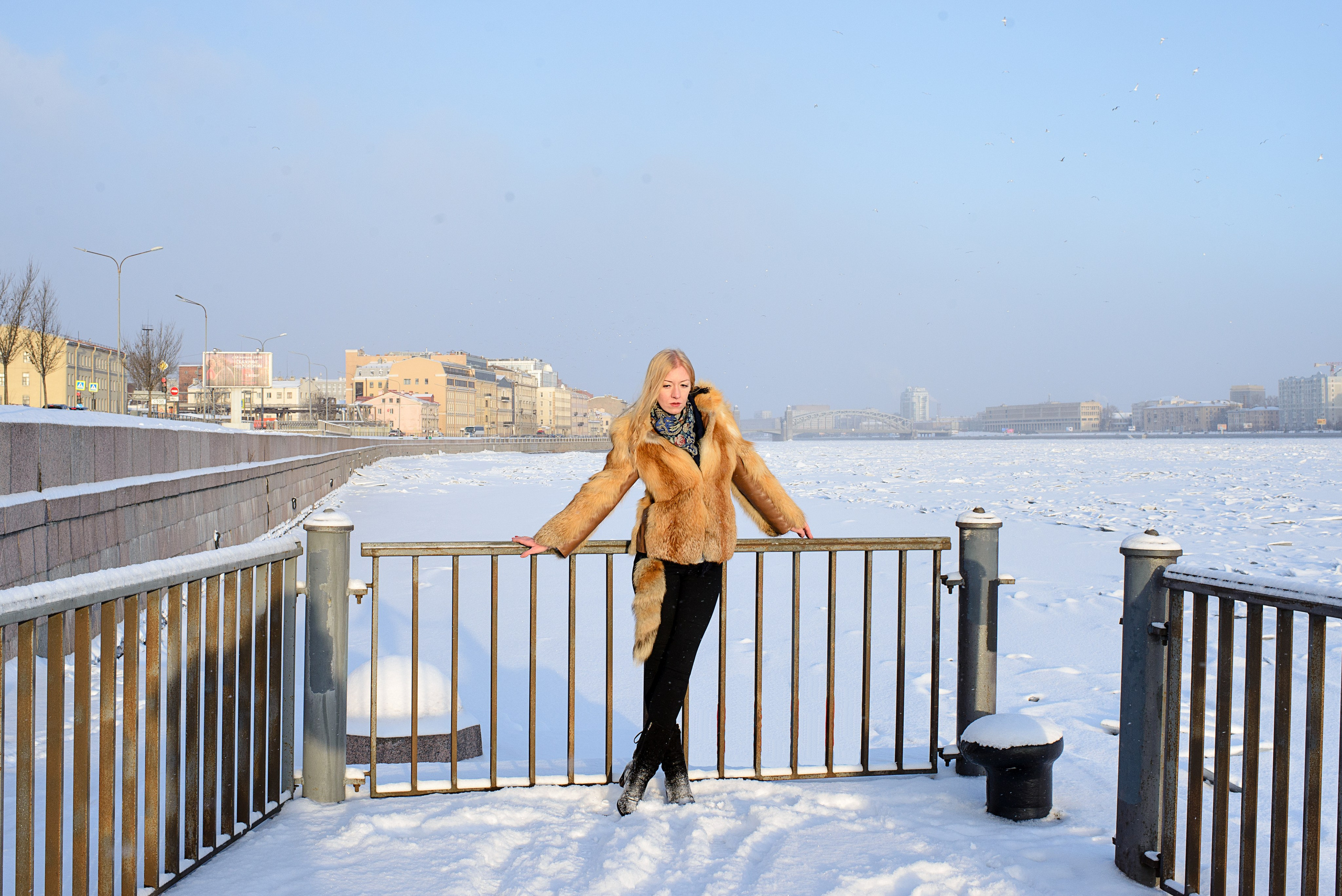 Зимняя прогулка. Организация и проведение фотосъемок в Санкт-Петербурге. Фотограф Смирягин Илья
