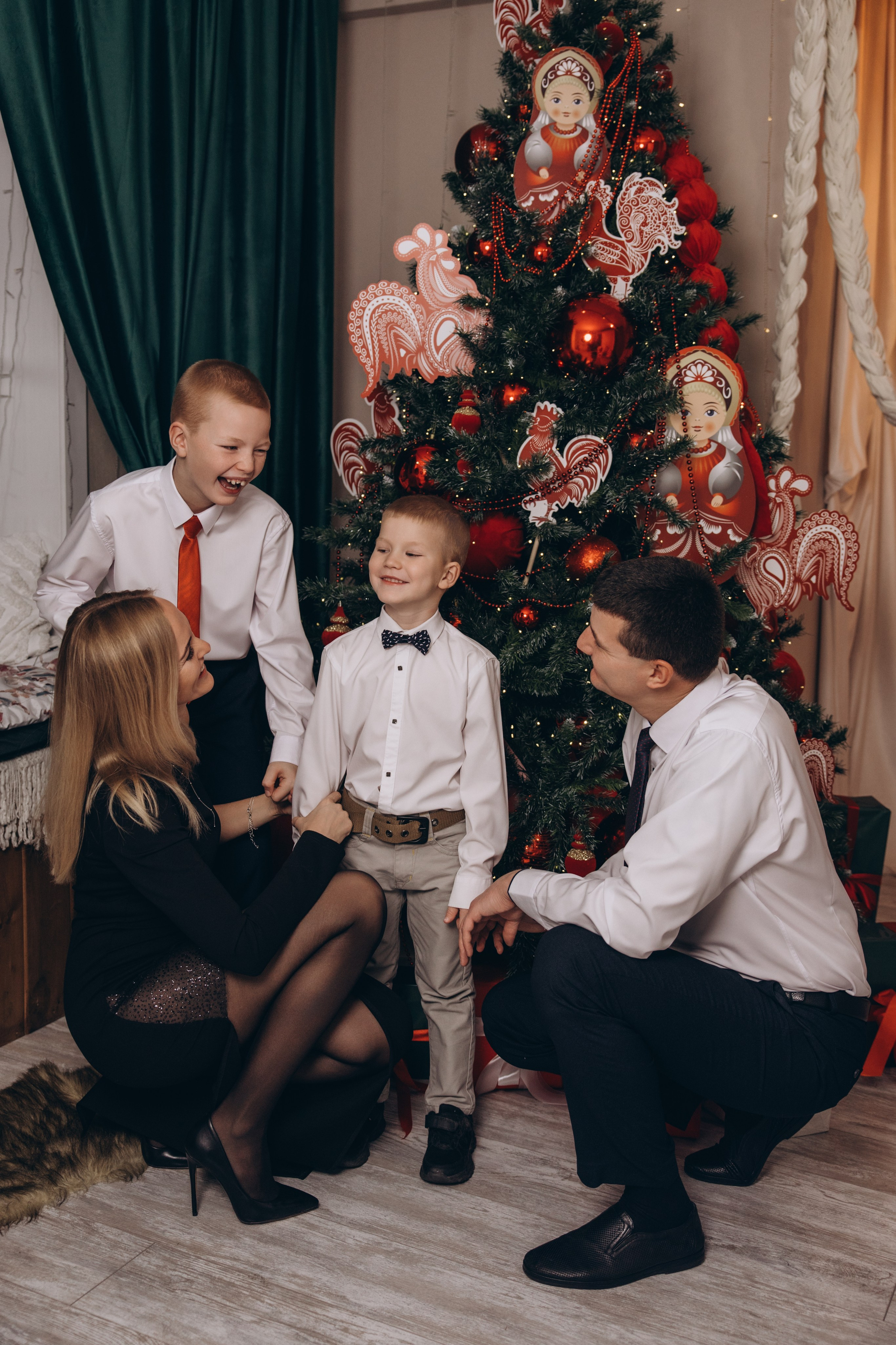 Новогодние истории в студии 8 этаж. Свадебный, семейный фотограф в Иркутске Светлана Макаричева