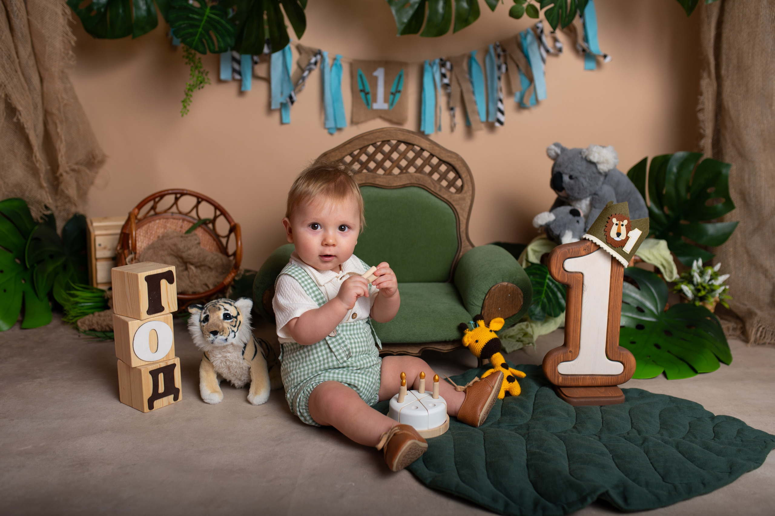 Первый годик МАЛЬЧИКИ. Детский фотограф в городе Жуковский Алиса Коробанова