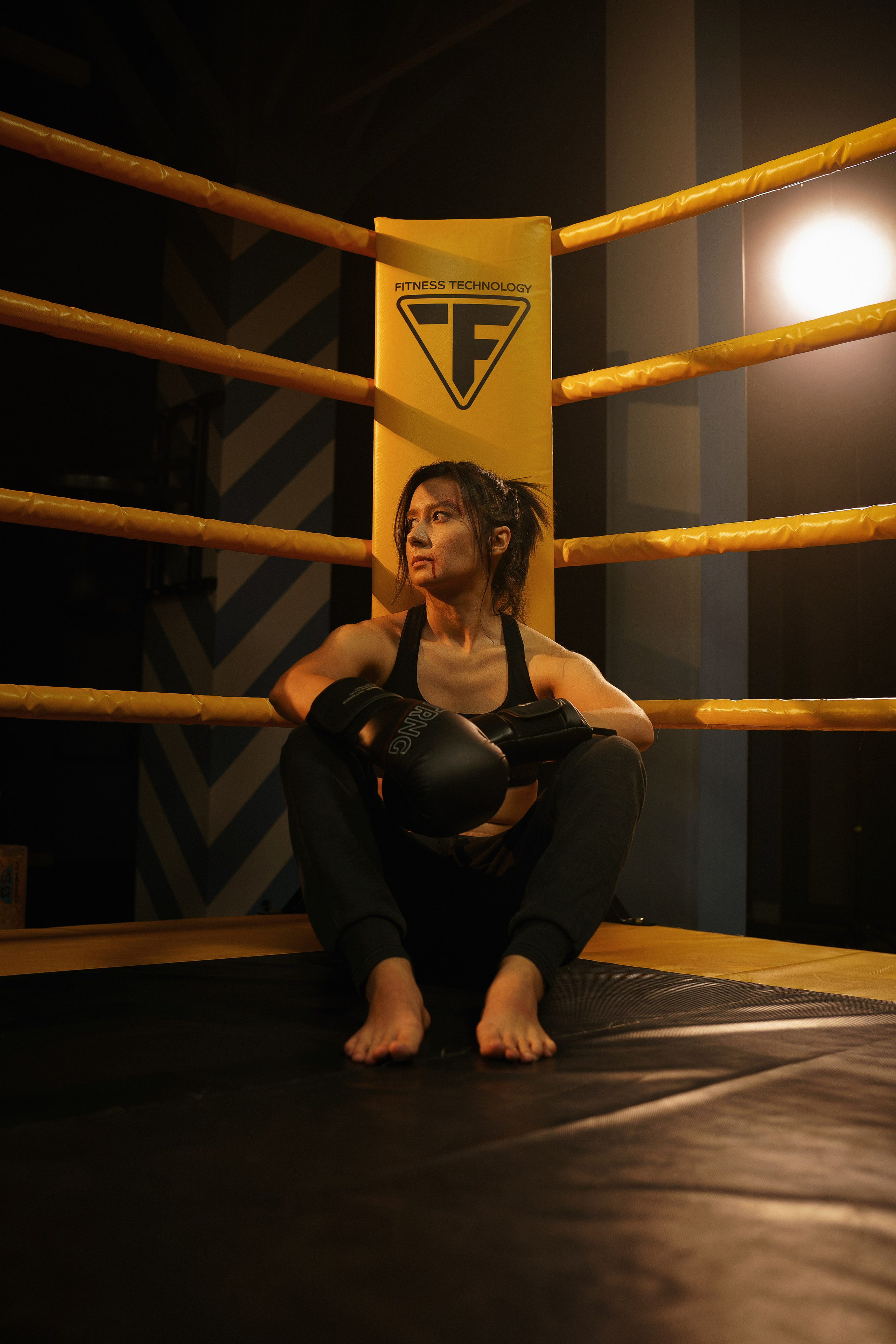 Фотосессия в боксерском зале