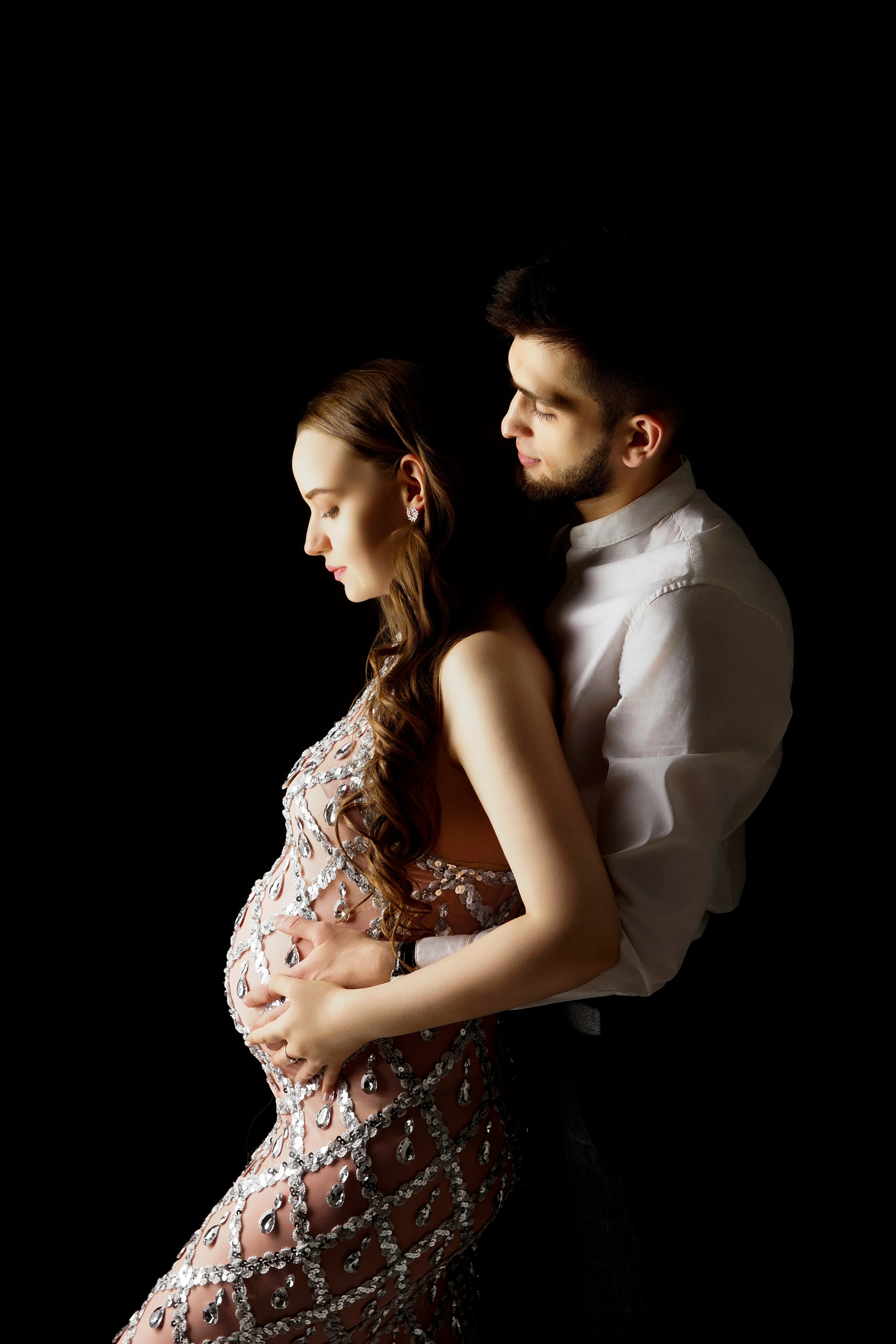 Съёмка беременности в моей фотостудии «НЕБО». Женский фотограф в Химках Алёна Ленёва