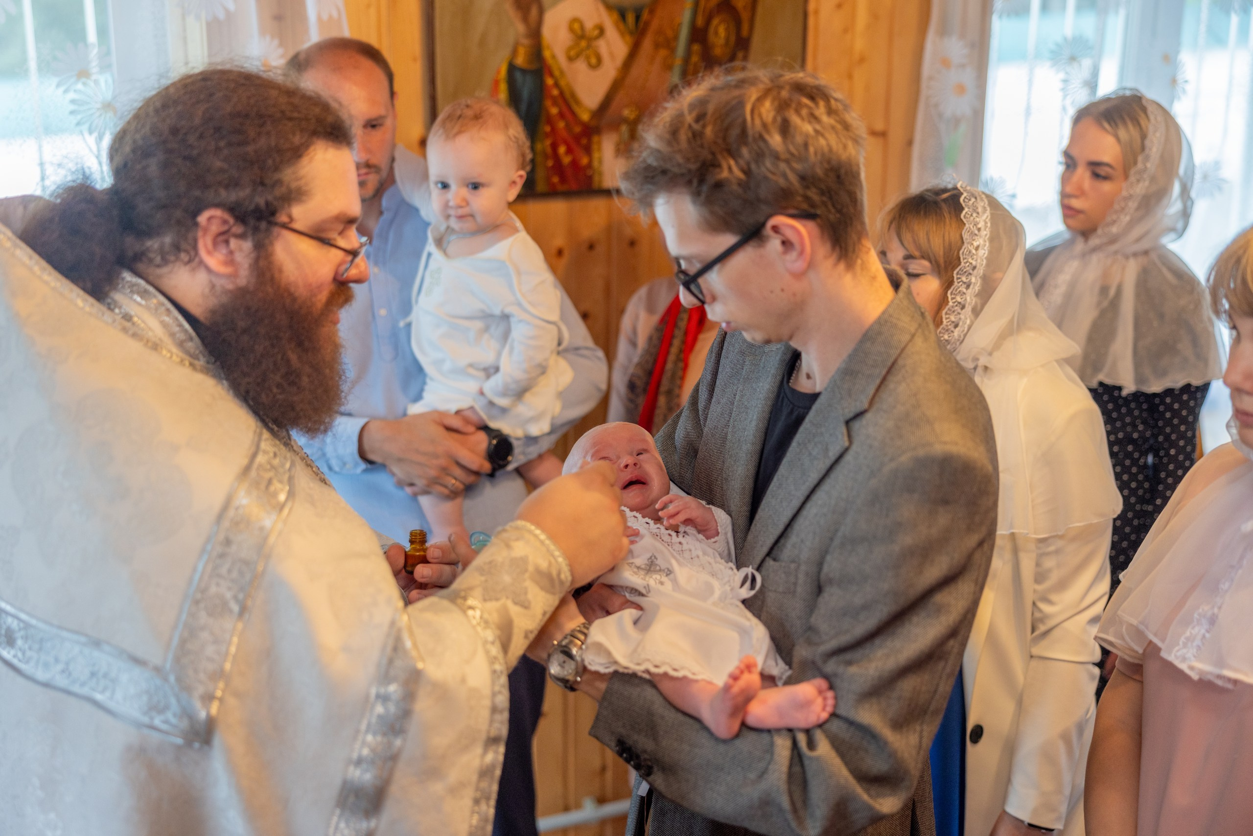 Образец репортажа крещения оригиналы, без искажений, без вспышки, светосильная оптика!. Фотограф в Туле Крупский АнДРей. Фотостудия «КАДР71» в Туле