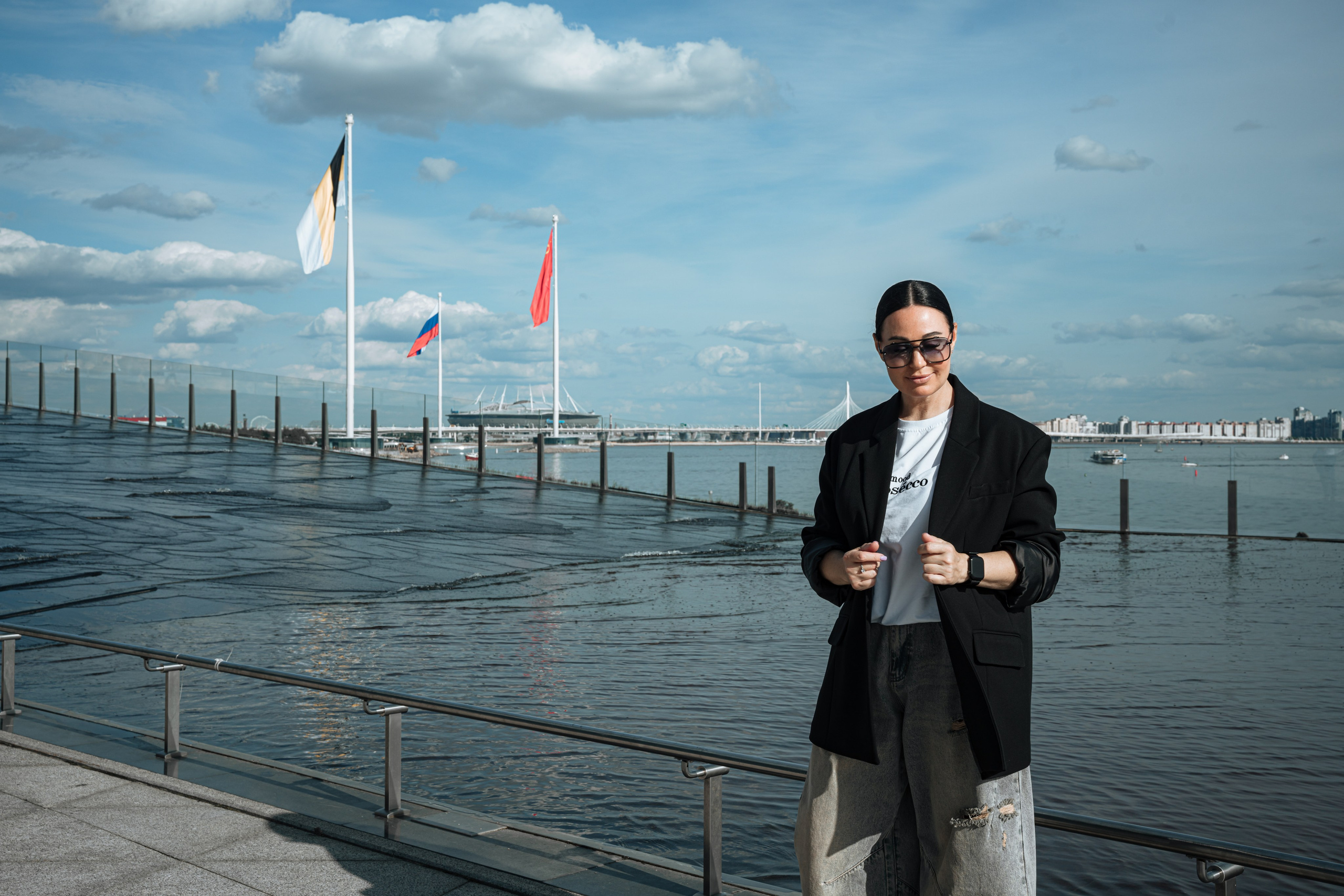 Елена. Лахта центр. Портретный фотограф в Санкт-Петербурге Дмитриева Наталия