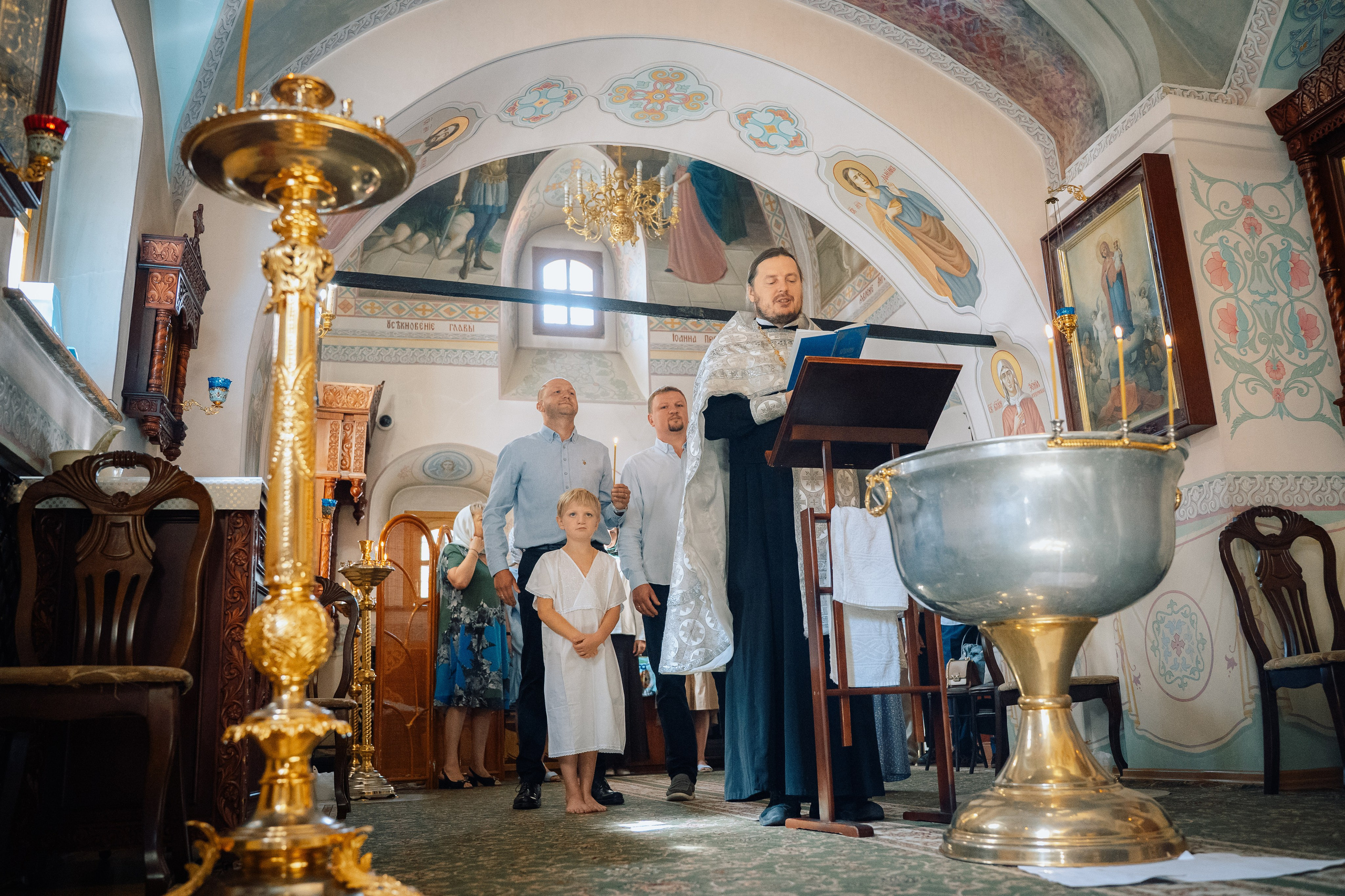 Крещение Марка. Фотограф Казакова Анастасия