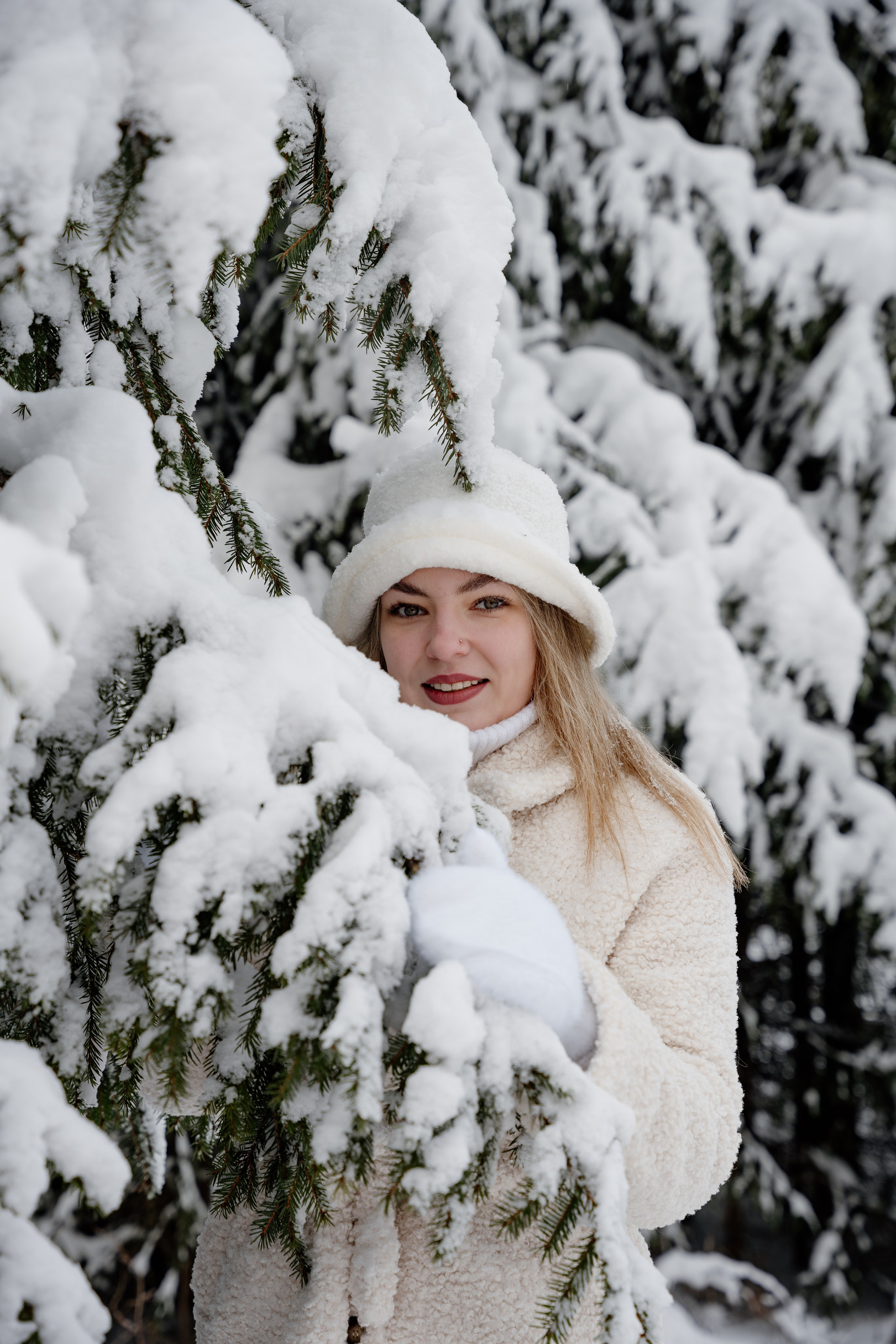 Лесная зимняя любовь