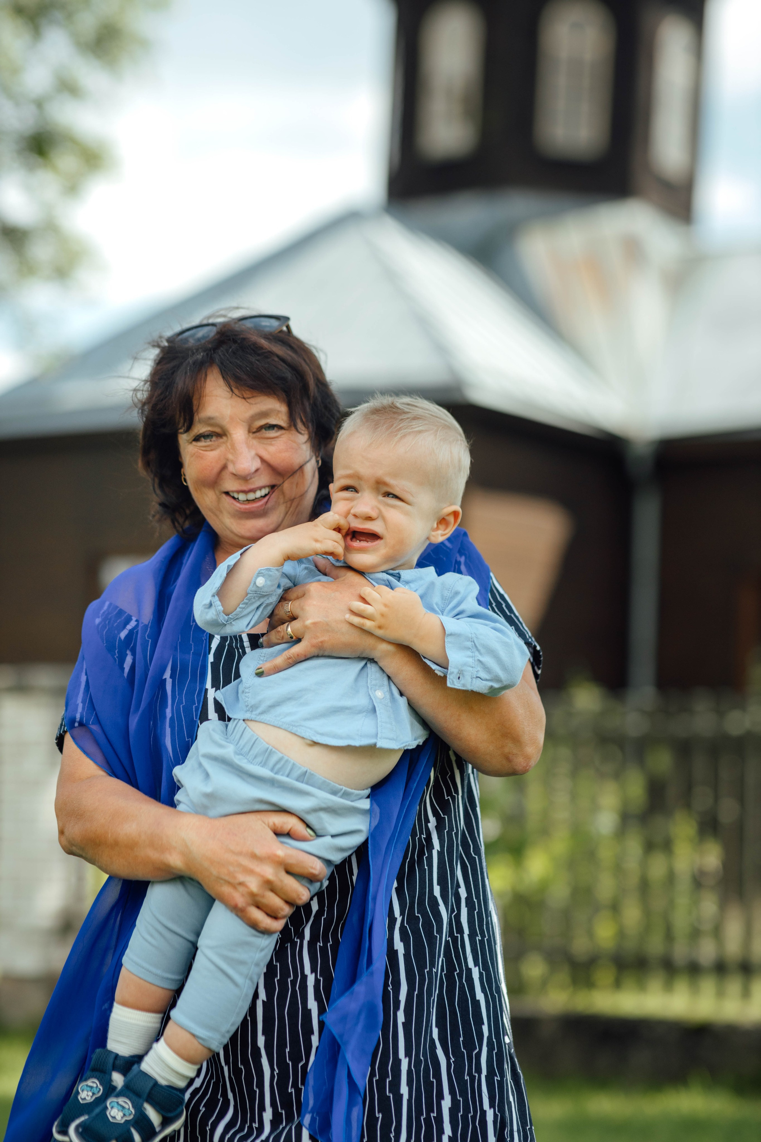 Крещение Тимофея, д. Киевец, храм Святой Троицы, август 2025