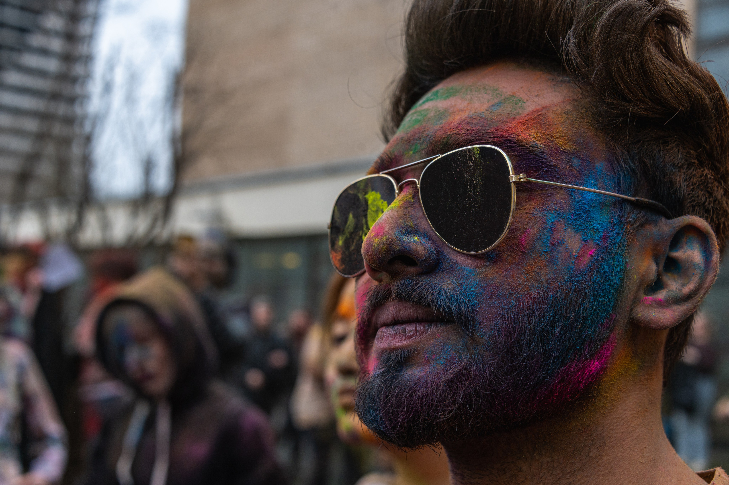 Праздник Холи в Москве. Фотограф Роман Адлер