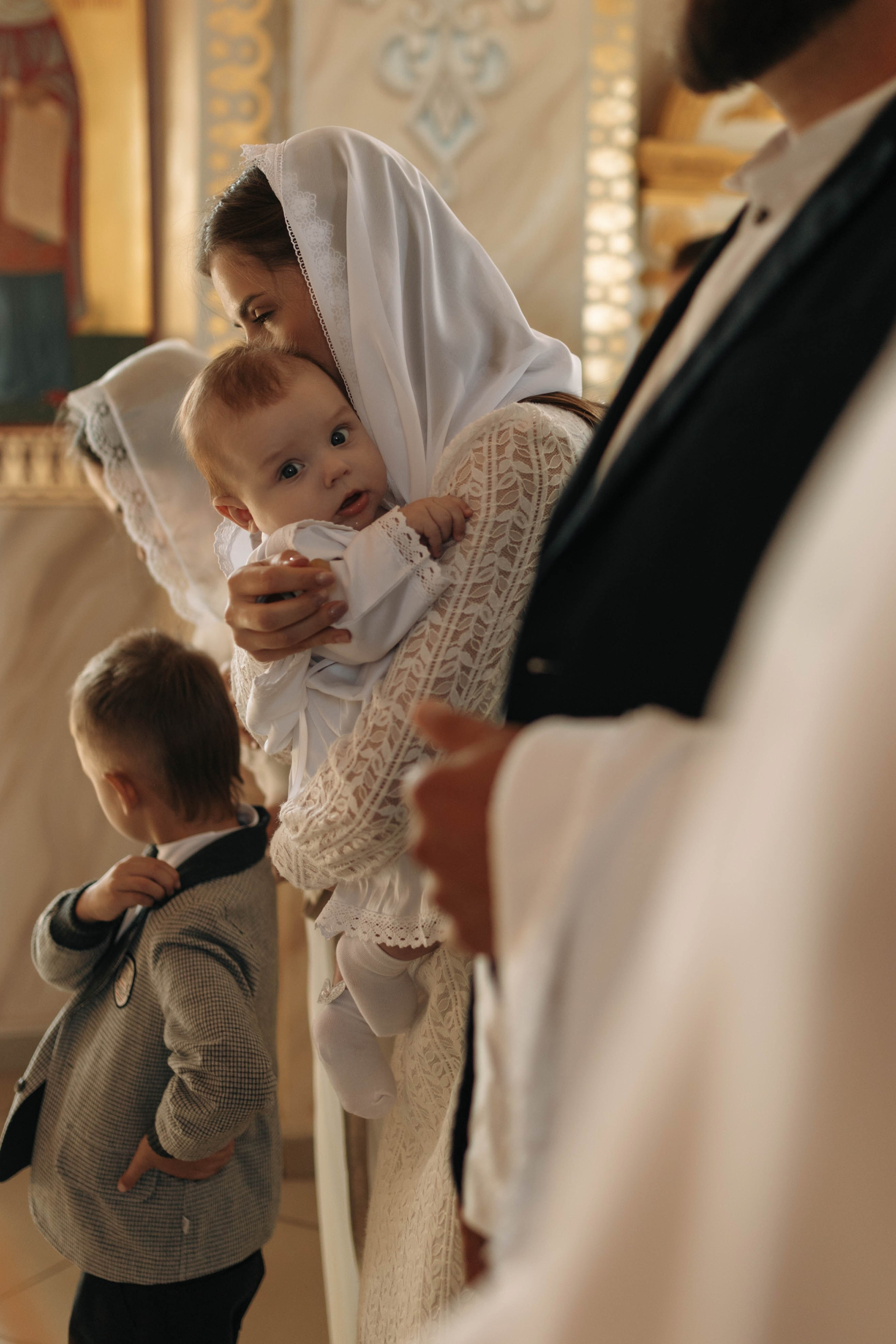 Таинство Крещения Савелия. Фотограф Сальск Катерина