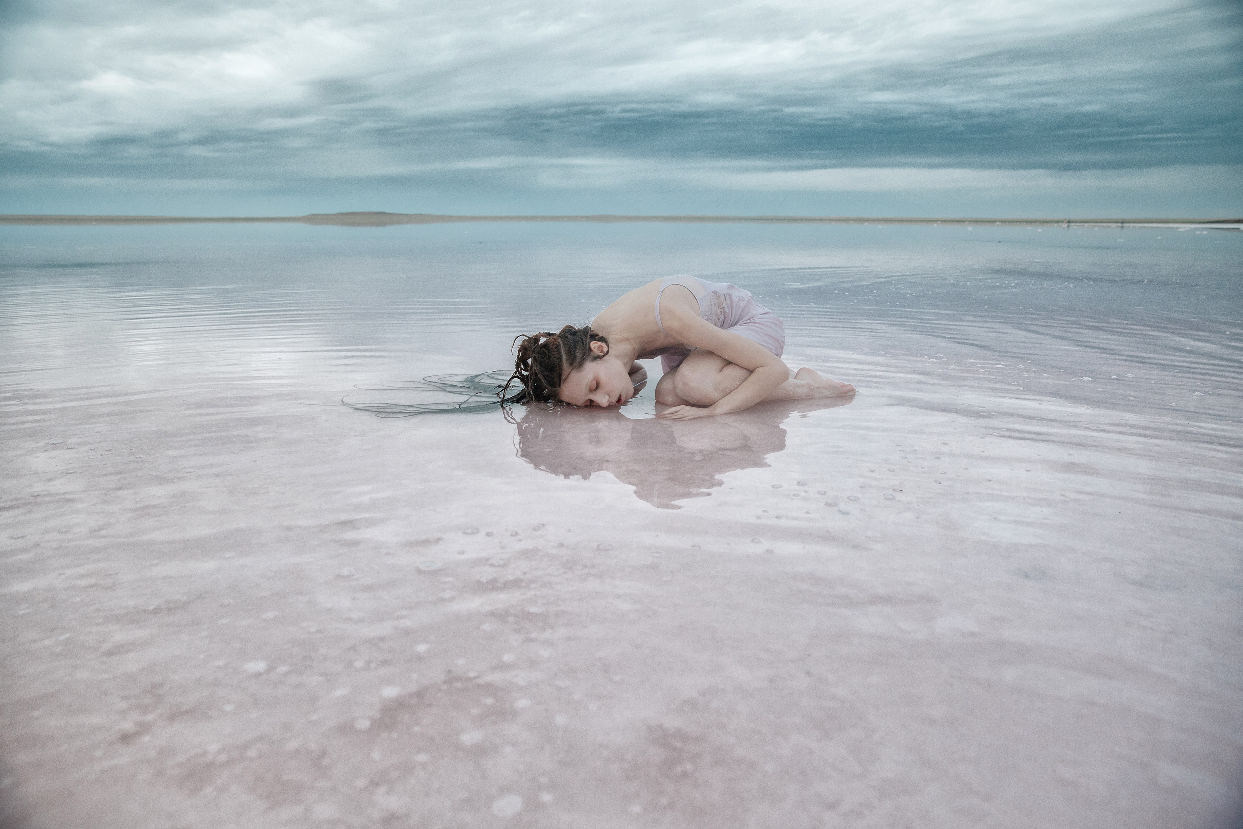 Pink lake. Lena Sorokina photographer, Astana, Kazakhstan