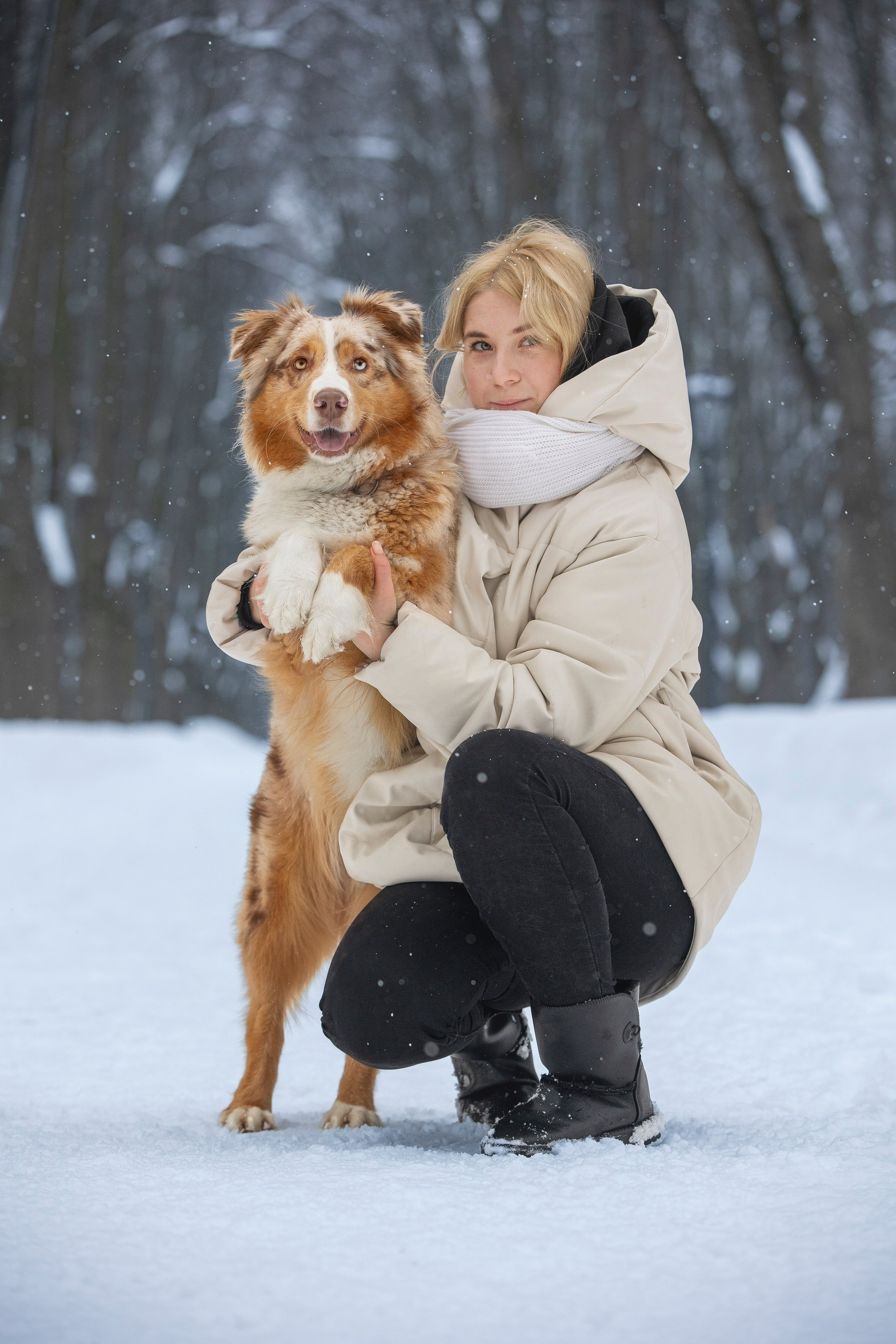 Настя, Игорь, Тесс и Марс. Фотограф анималист в Москве Майорова Евгения
