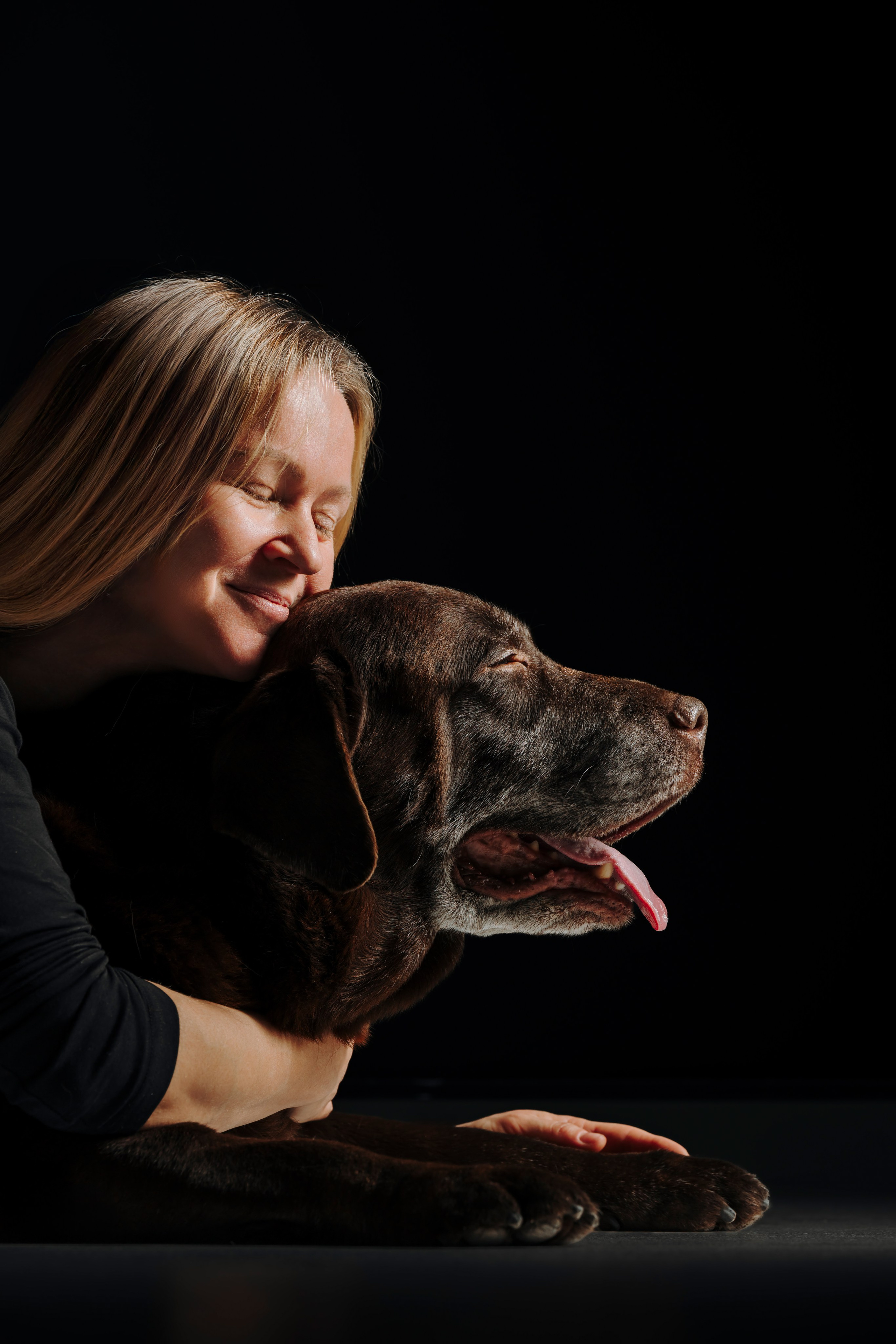 Оля и Шерлок. Семейный фотограф анималист Ананьева Мария — Москва