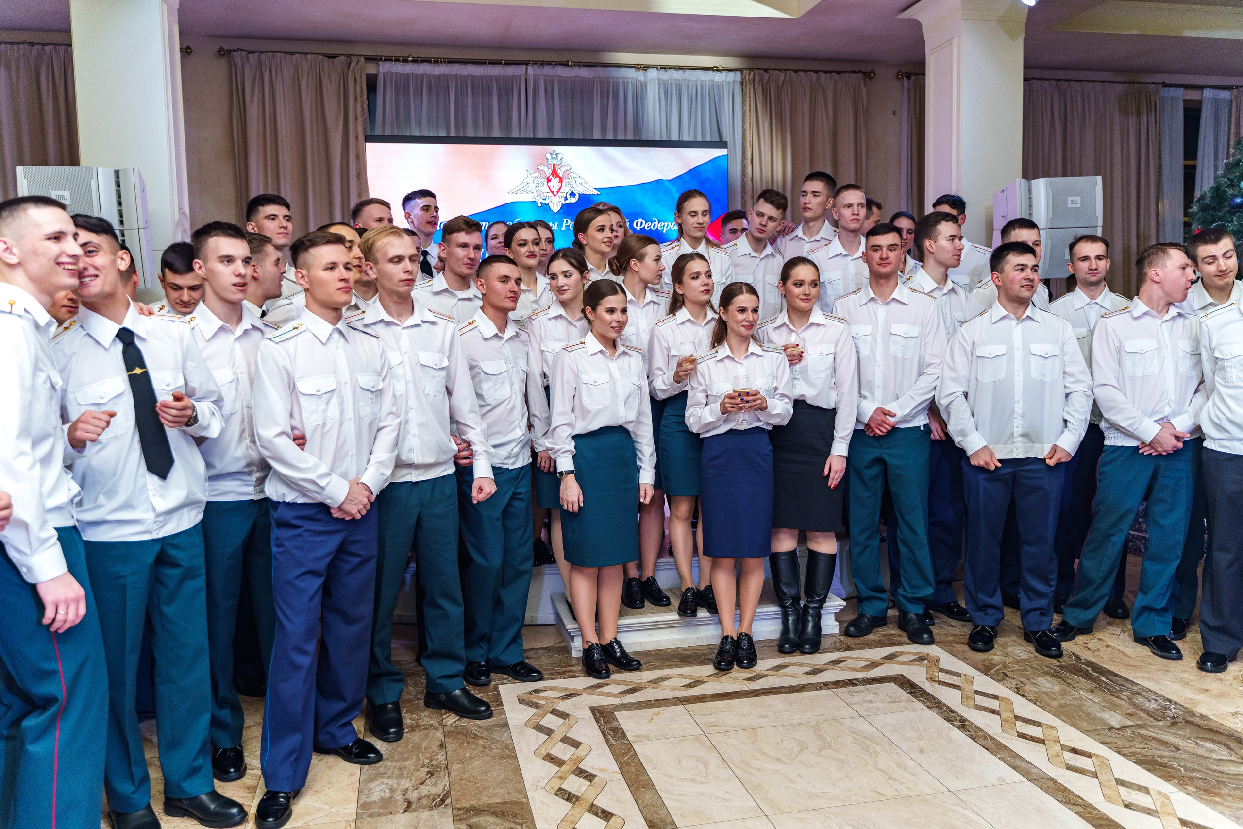 Фотосъемка выпуска военной академии и вручение дипломов