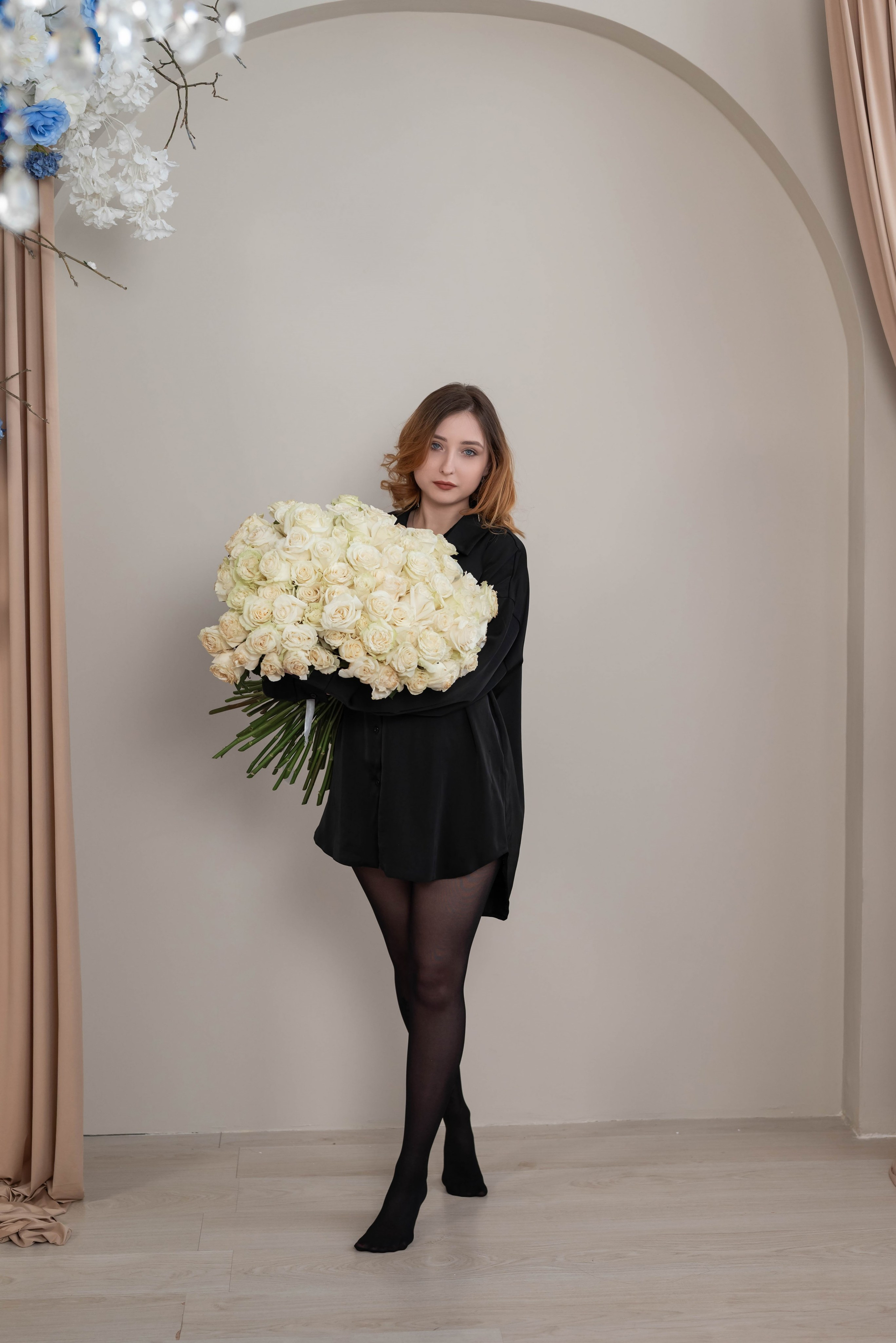 Фотопроект 101 белая роза 2026 год. Фотограф в городе Салават