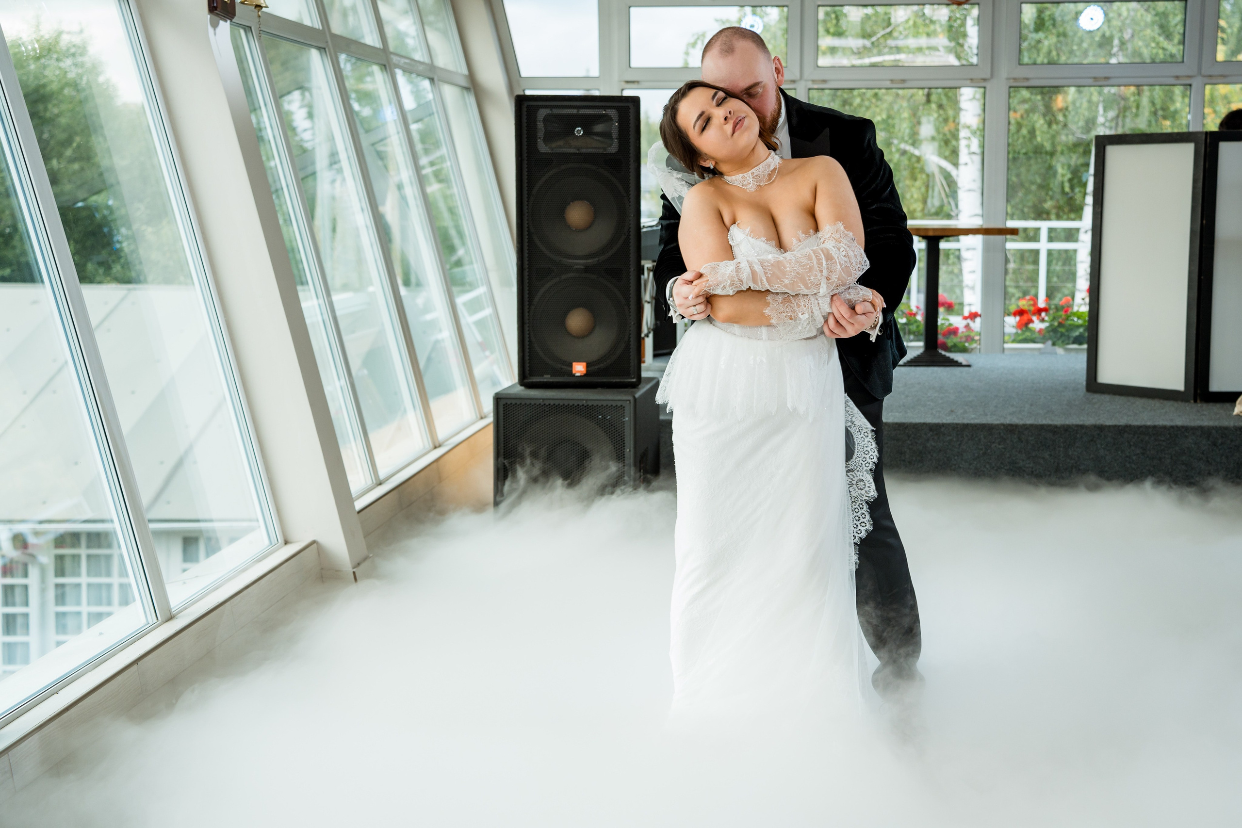 Максим и Олеся, выездная регистрация и банкет. Яхт-клуб Аврора. Фотограф и видеограф в Москве и Московской области Мария Вишня