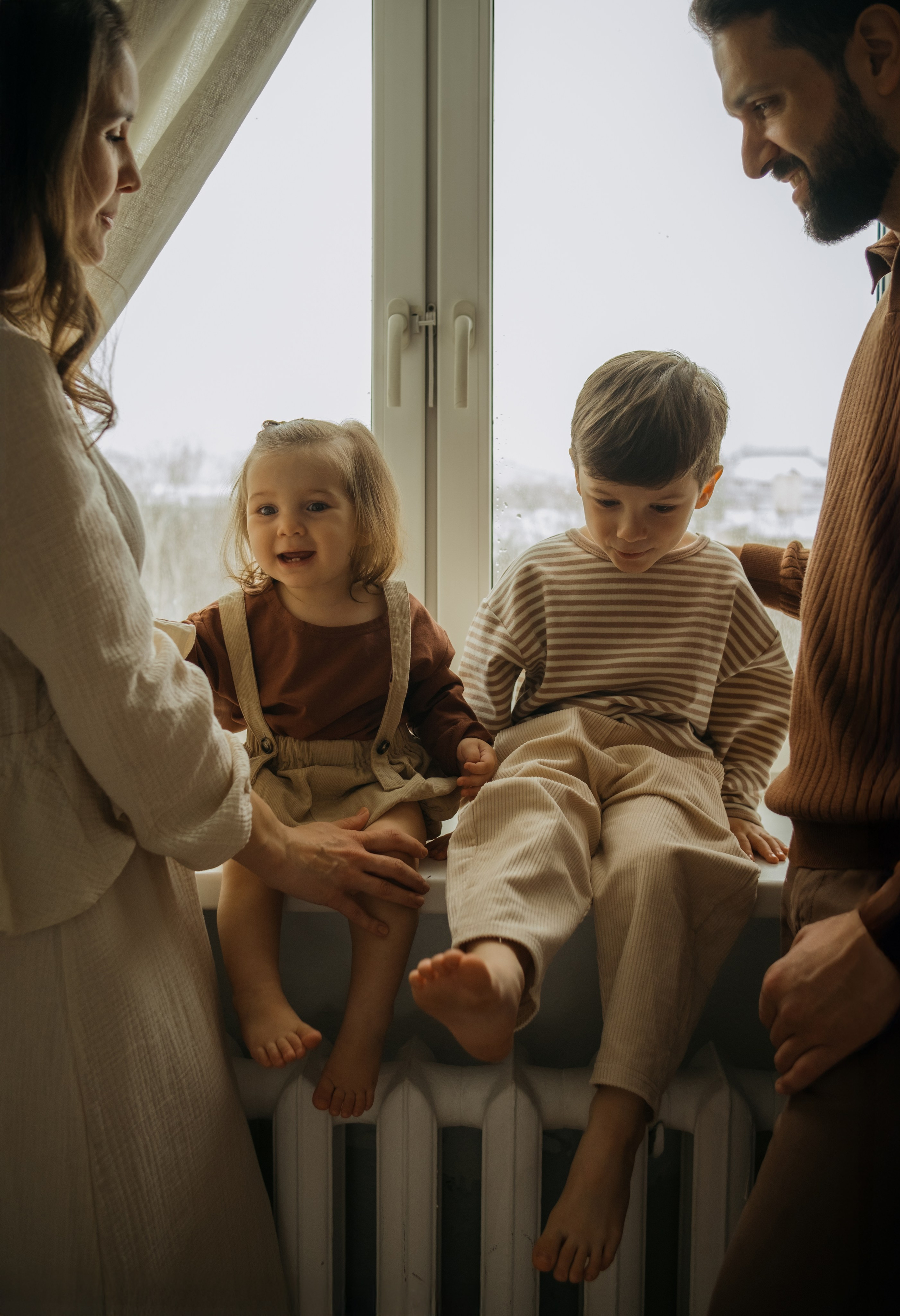 Семейные фотосессии дома и в студии. Семейный и детский фотограф в Москве Александра Михайлечко