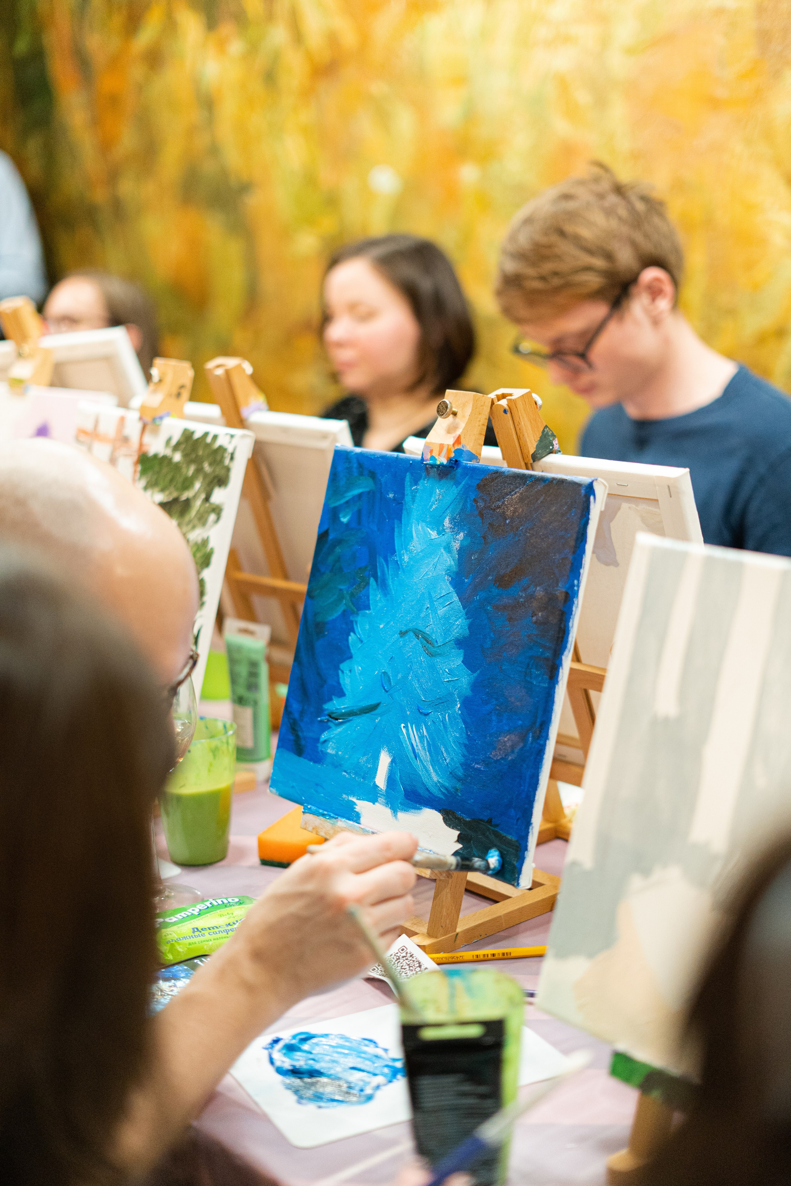 Корпоратив Teach Me Art 2. Портретный фотограф в Москве и Санкт-Петербурге Арина Чех