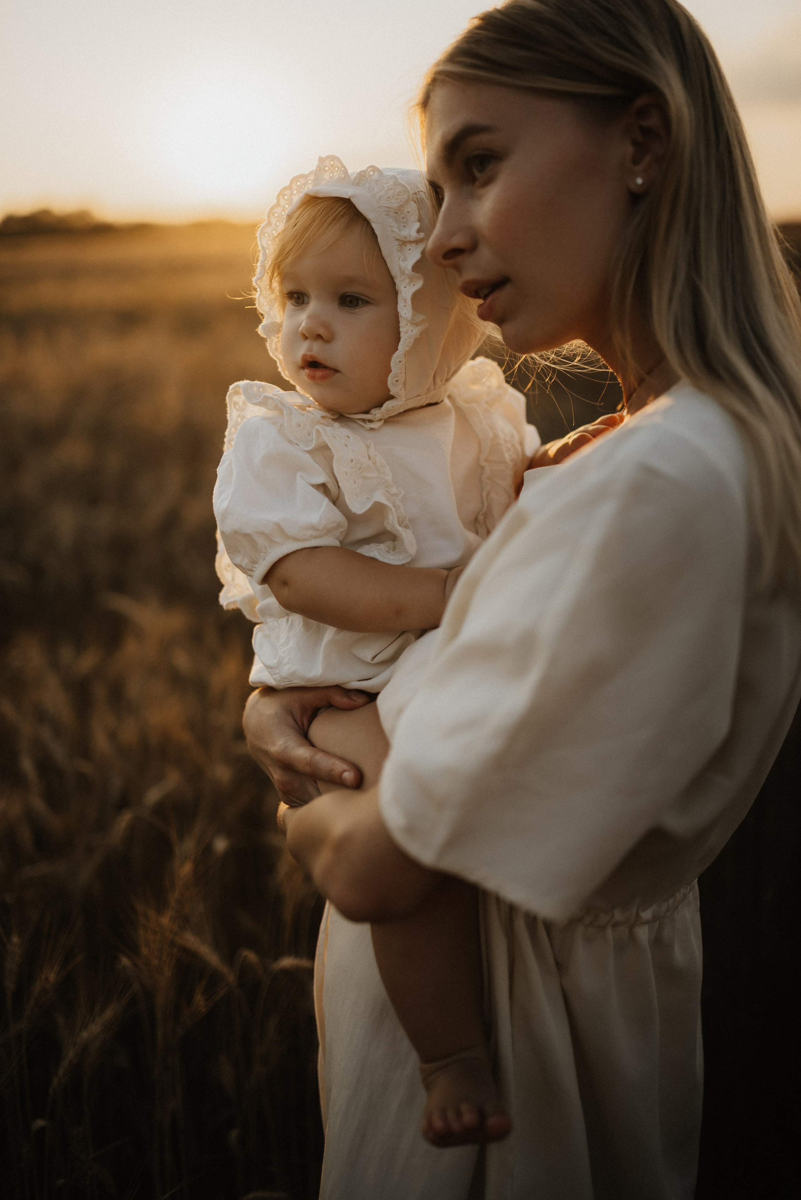 Красивая закатная история мамы и дочки. Фотограф Алексин, Тула