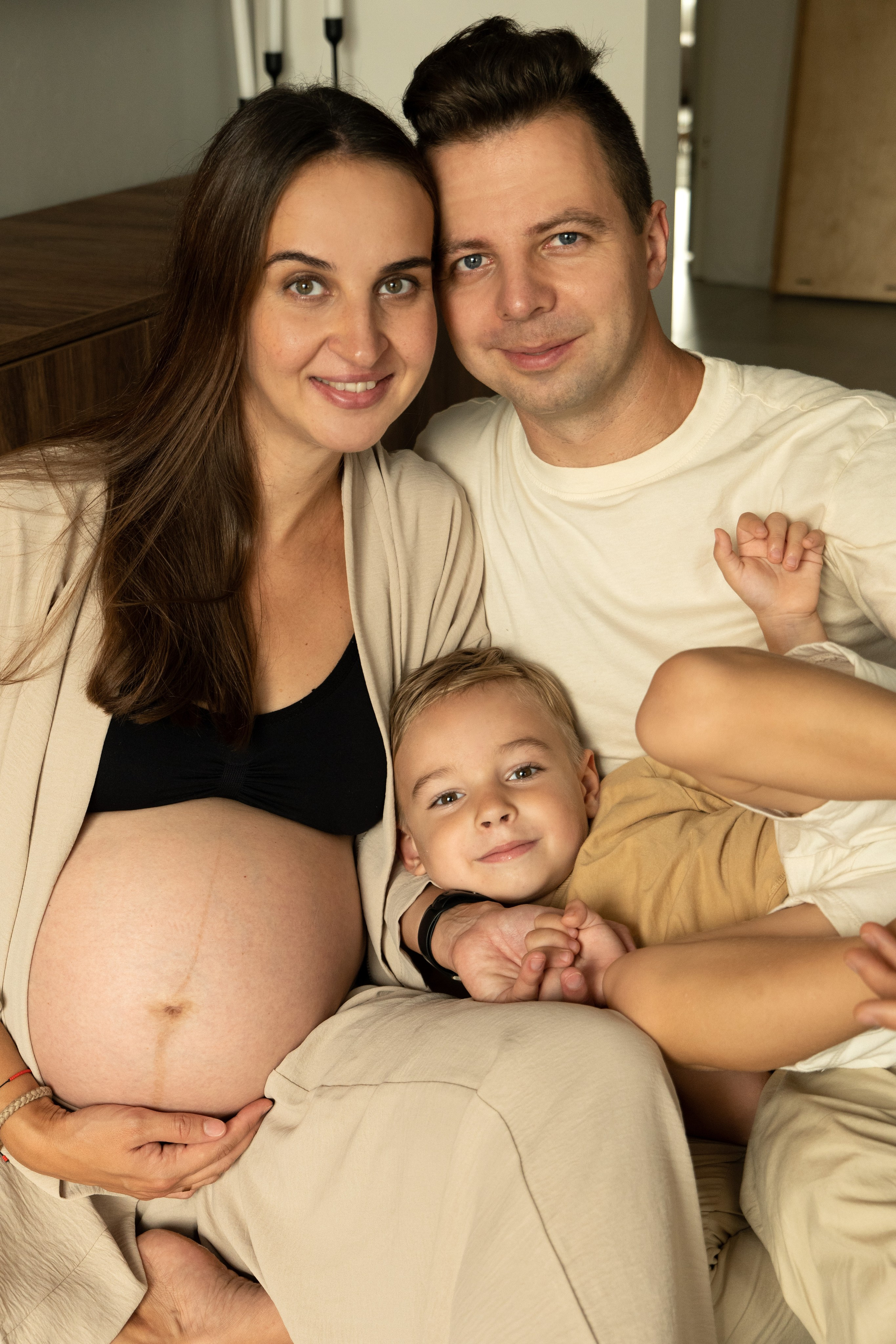 Домашняя фотосессия «В ожидании». Фотограф видеограф Ольга Василевская