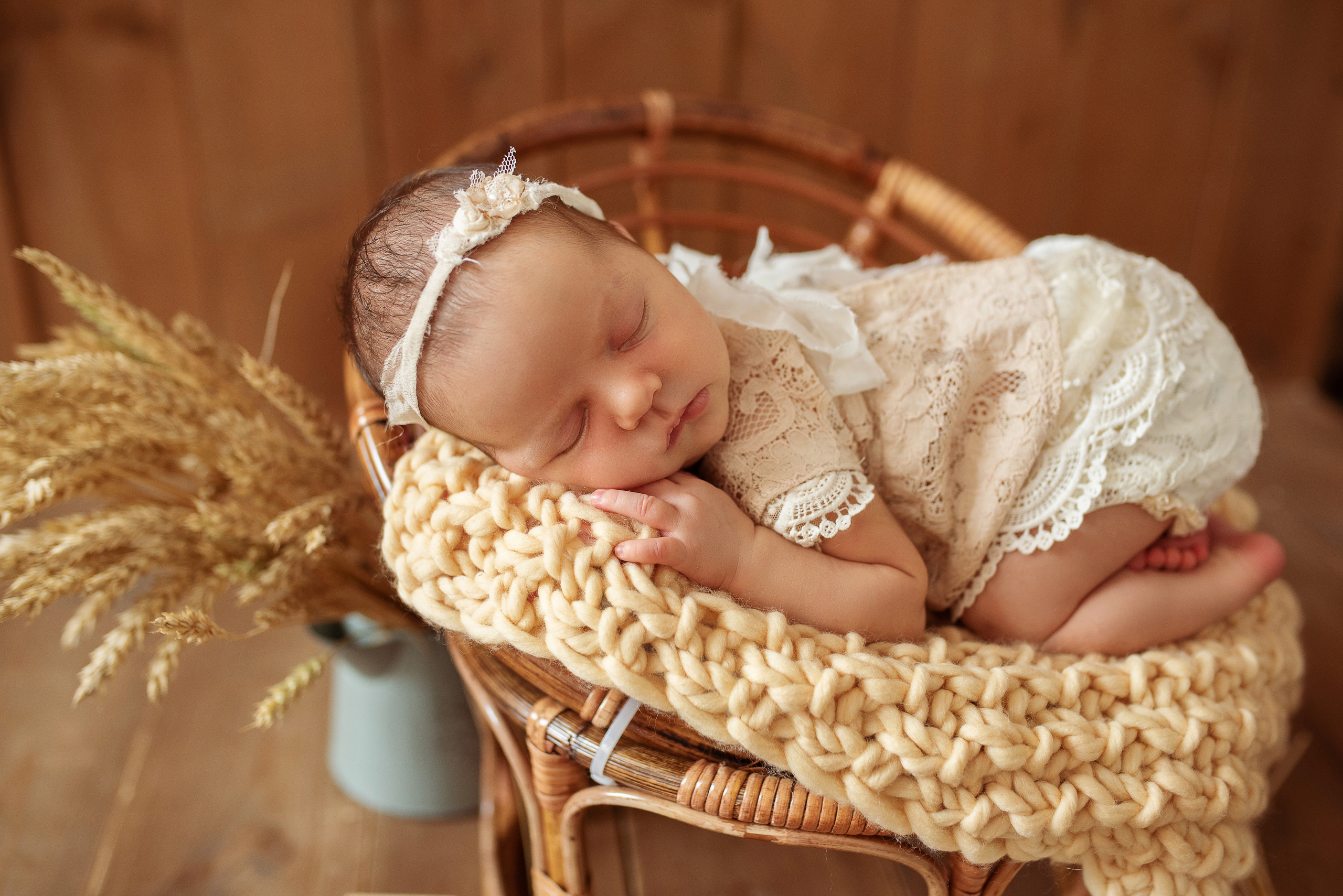 Новорожденные девочки. Фотограф новорожденных и детей до года в Челябинске Иванова Елена