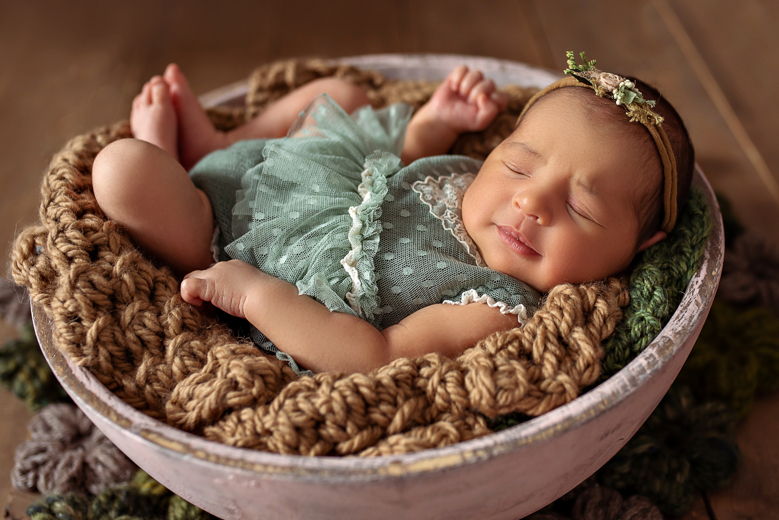 Новорожденные девочки. Фотограф новорожденных и детей до года в Челябинске Иванова Елена