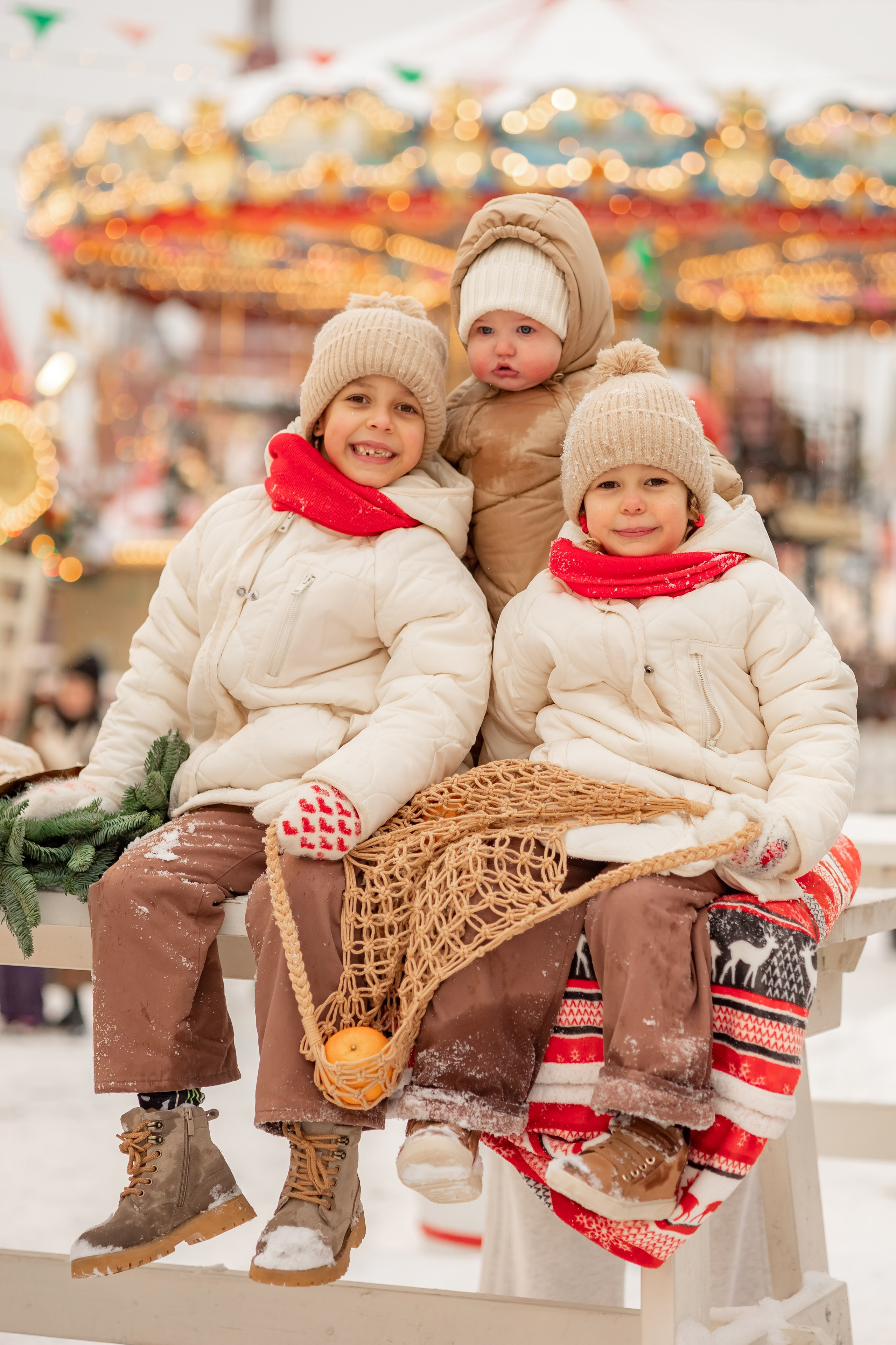 Москва новогодняя. Семейный и детский фотограф в Москве Анна Чертополох