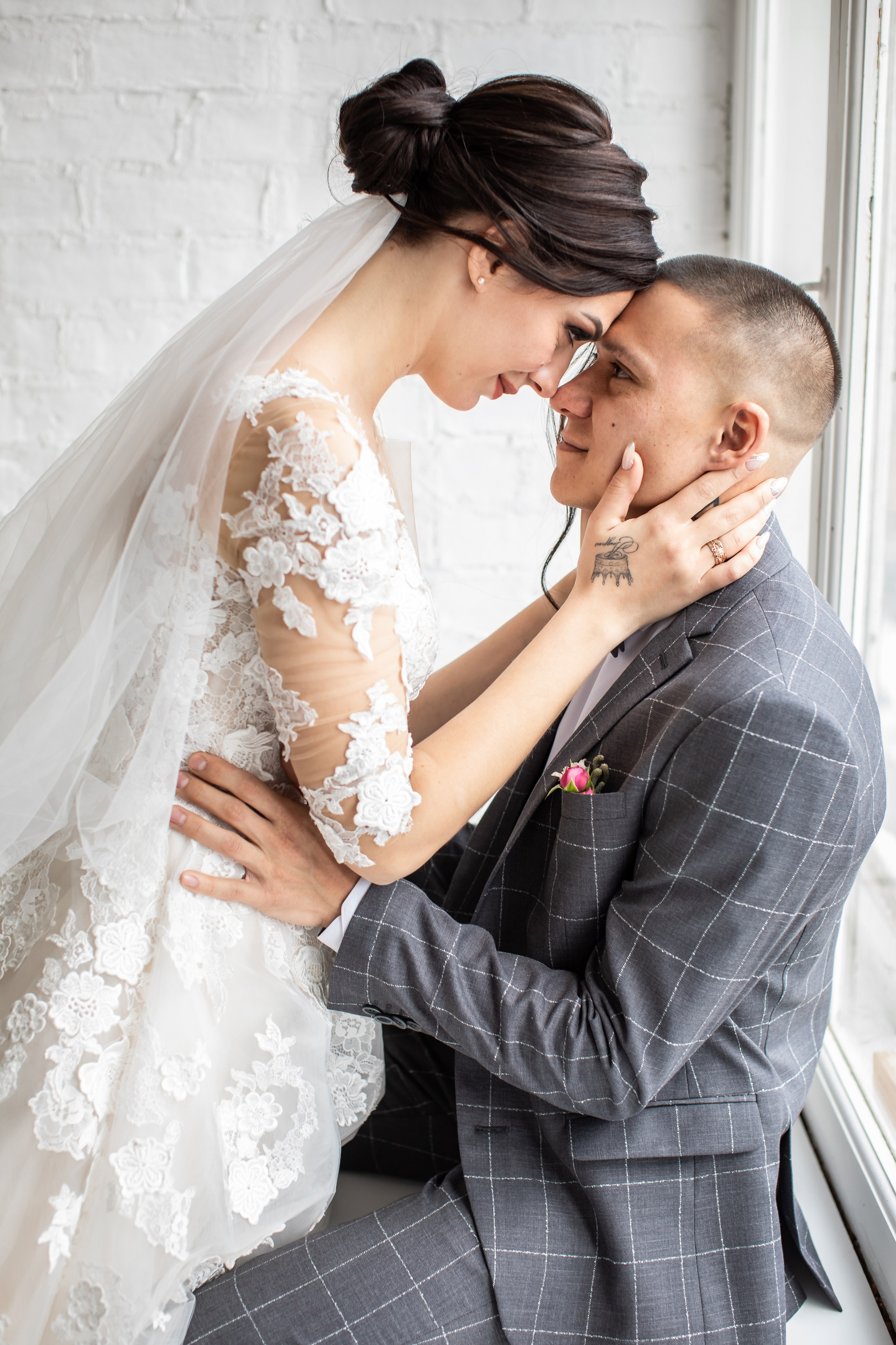 свадебная фотосессия в студии в Самаре