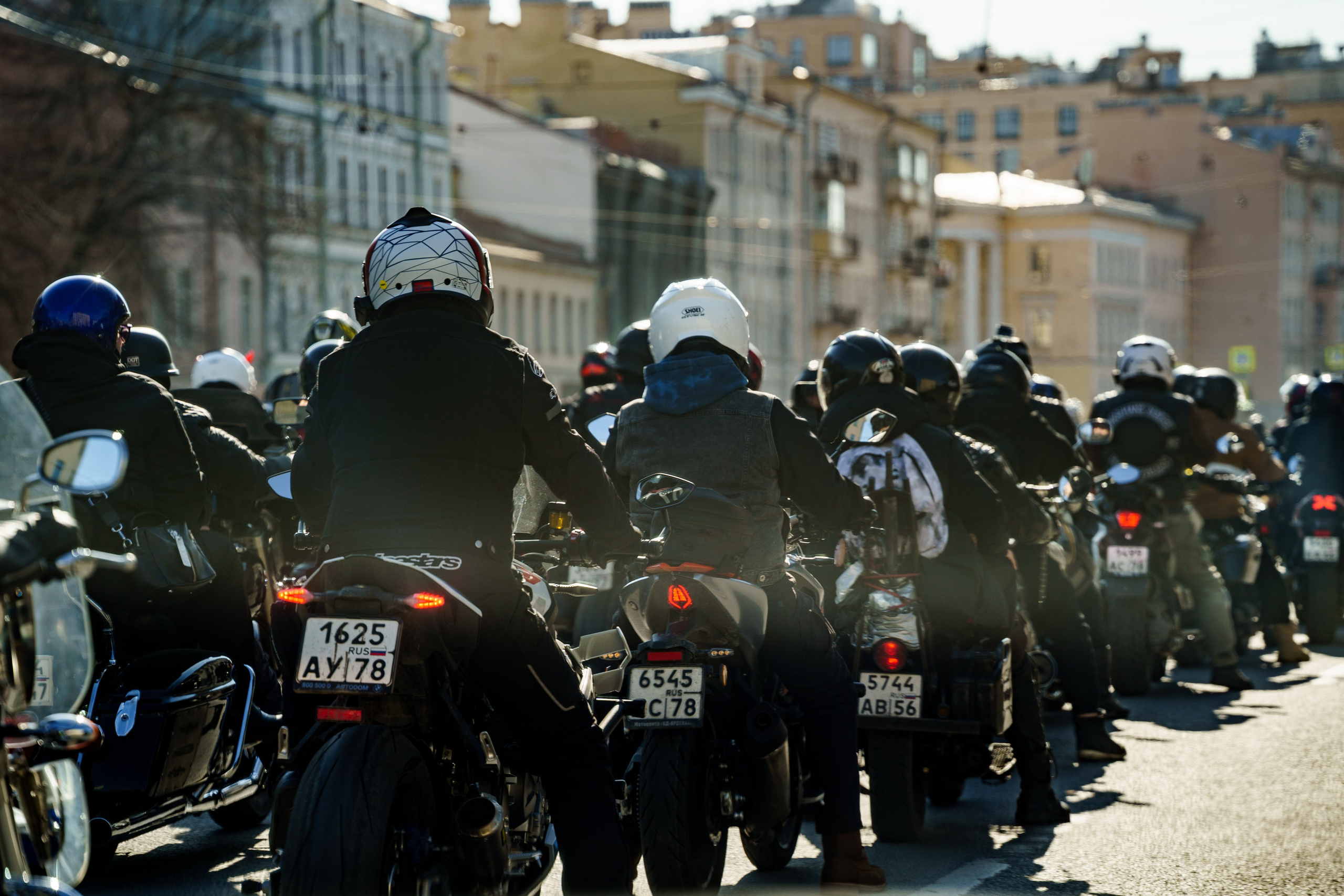 Прохват мотоклуба Norman Riders ч.1. Концертный и репортажный фотограф в Санкт-Петербурге Слава Пахомов