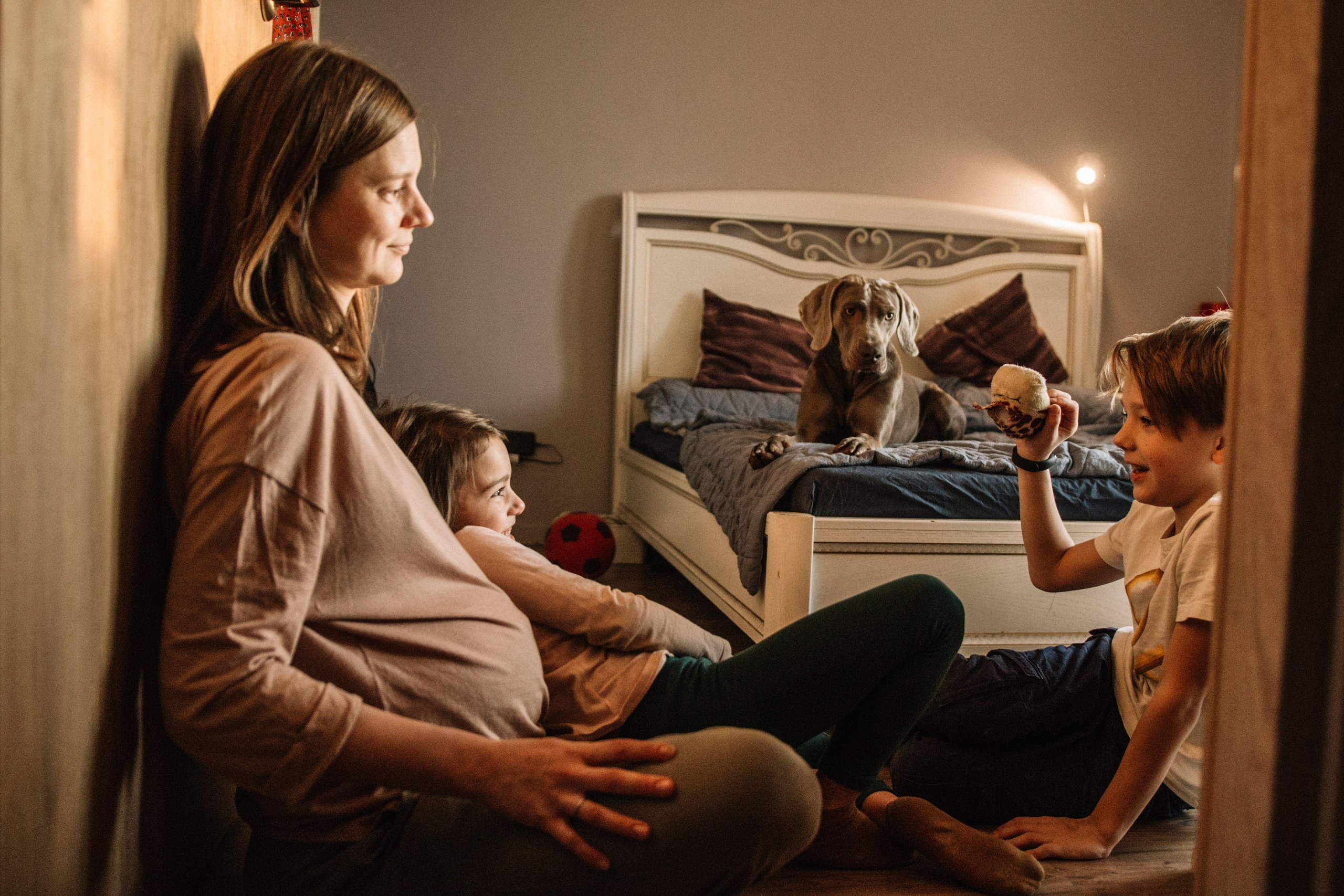 Домашняя семейная фотосессия. Фотограф Лебедева Наталья