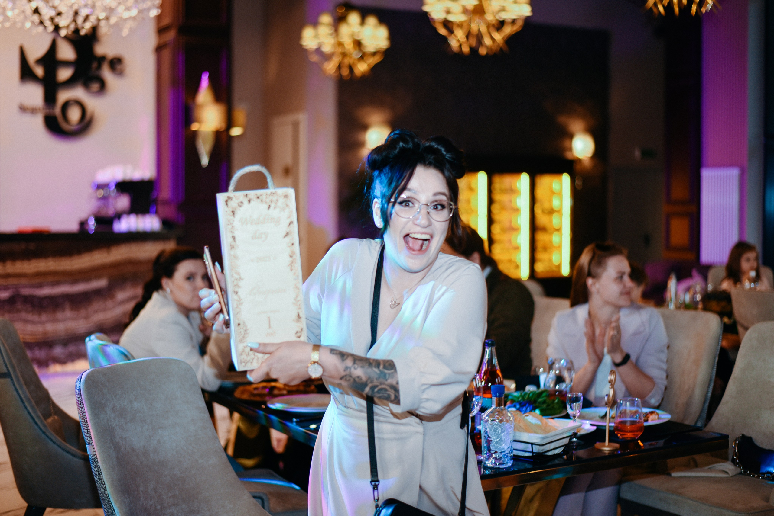 Виктор и Ангелина Банкет на 100 гостей Ресторан Segreto. Фотограф Лола Волна, город Москва