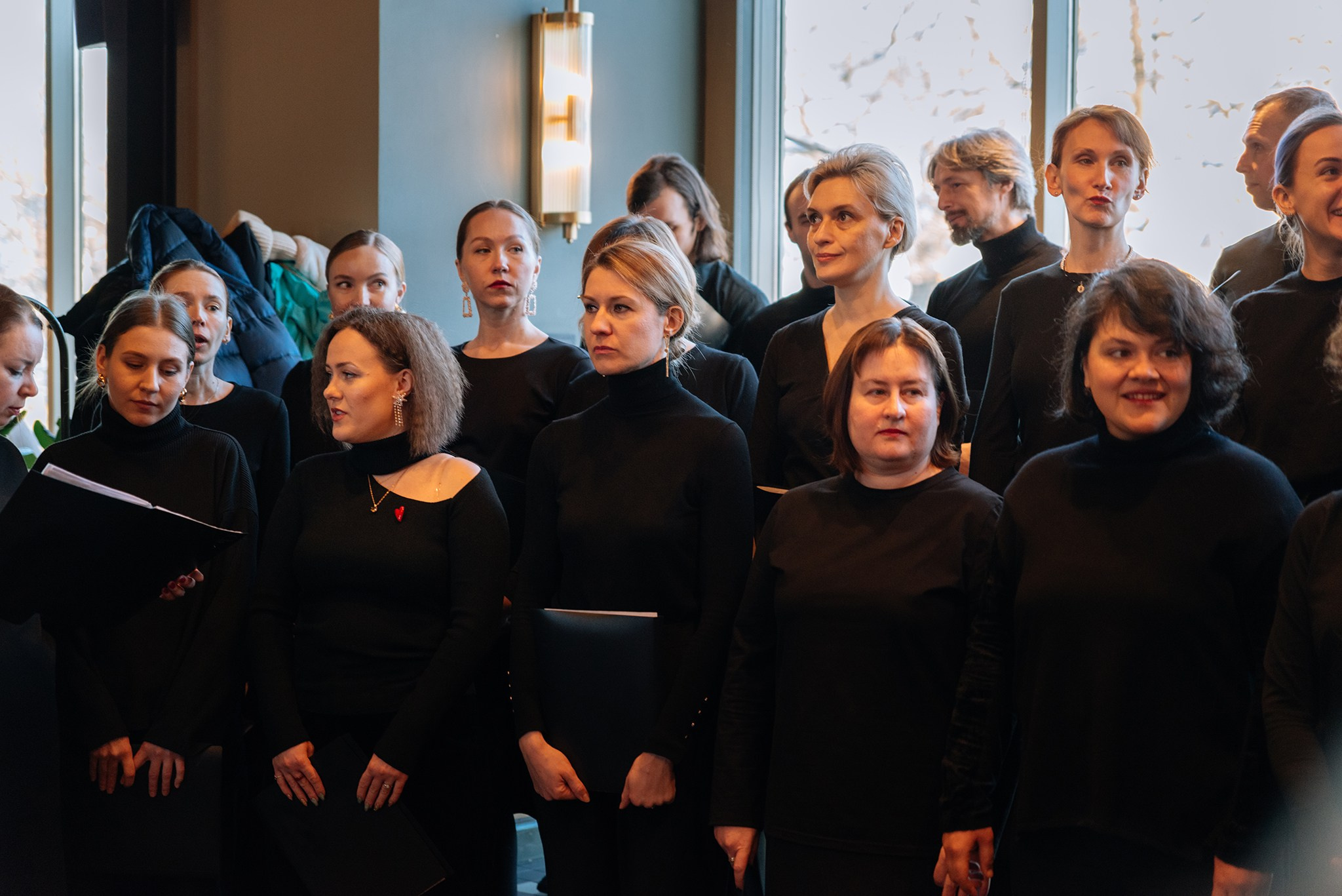 Хор Большой распев в Подписных Изданиях. Январь 24. Репортажный фотограф в Санкт-Петербурге Анастасия Клёпова