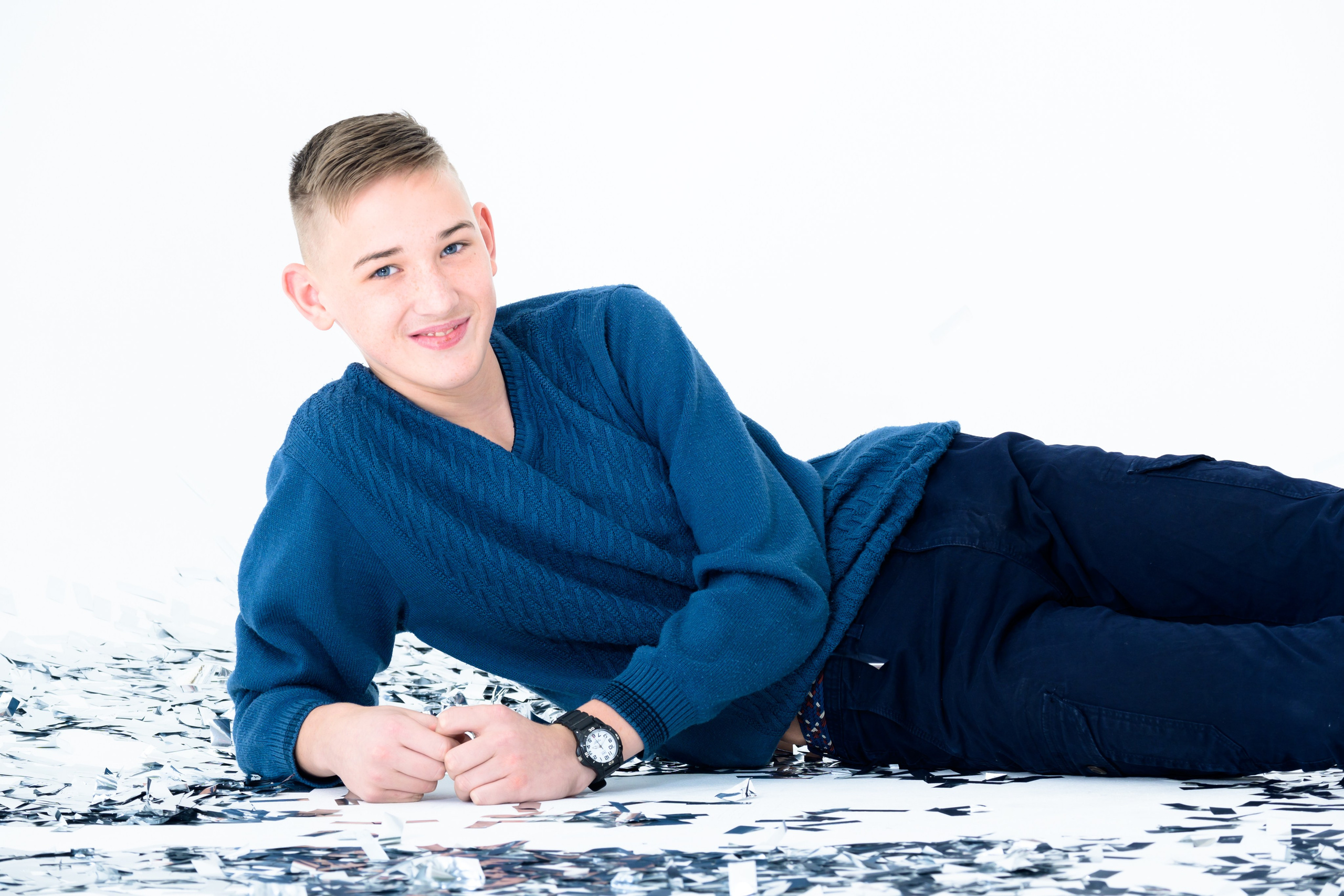 Katya and the family. Fotograf Dmitrii Donets